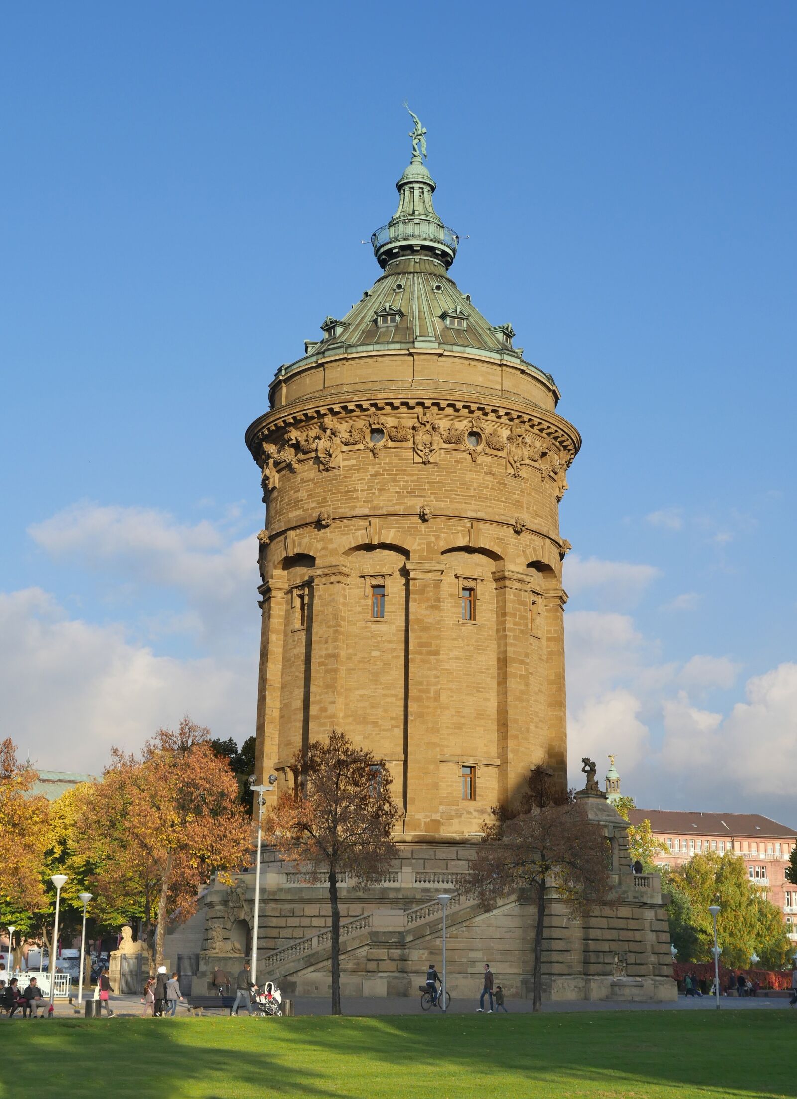 Panasonic Lumix DMC-GX8 sample photo. Water tower, art nouveau photography