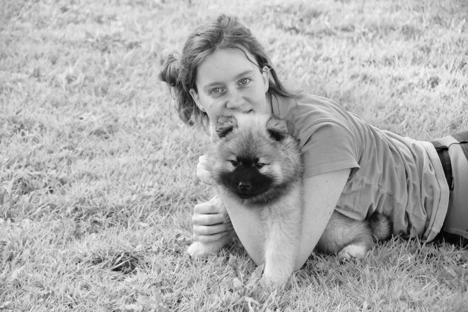 Nikon D5600 sample photo. Dog, young girl and photography