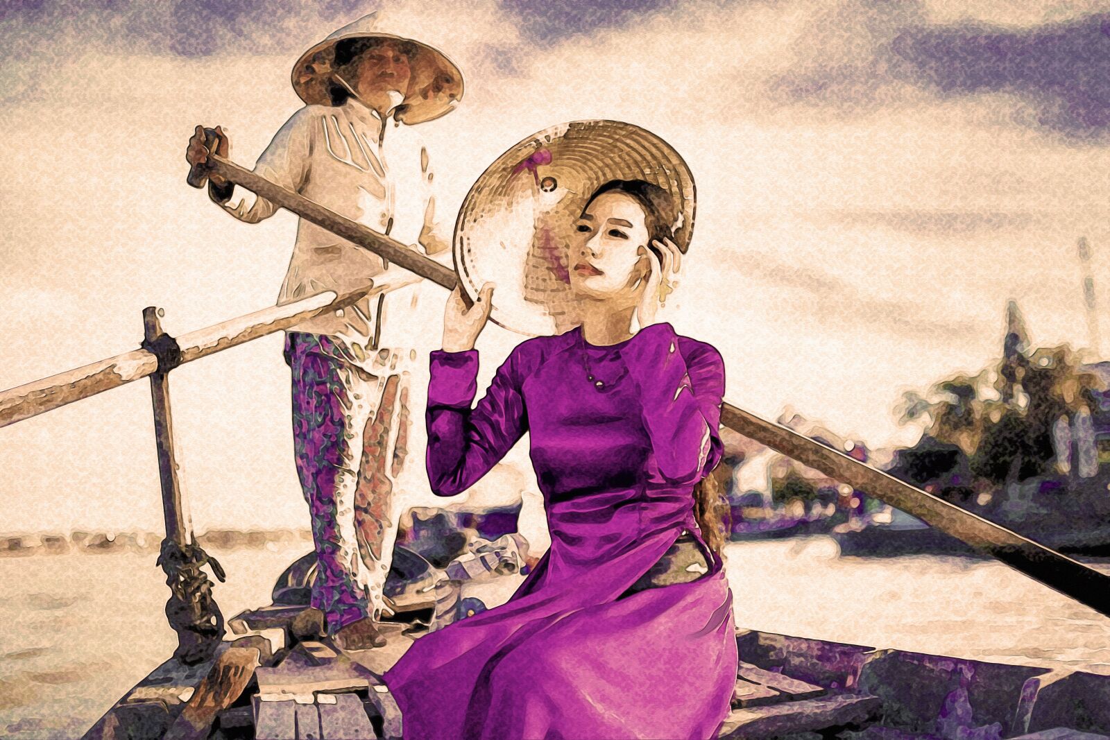 Canon EOS 5D Mark III sample photo. East, hat, violet photography