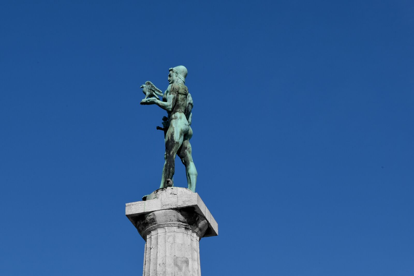 Nikon D5500 sample photo. Bronze, capital city, serbia photography