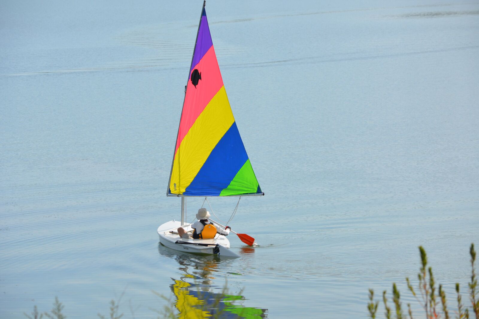 Nikon D5200 sample photo. Sailboat, lake, water photography