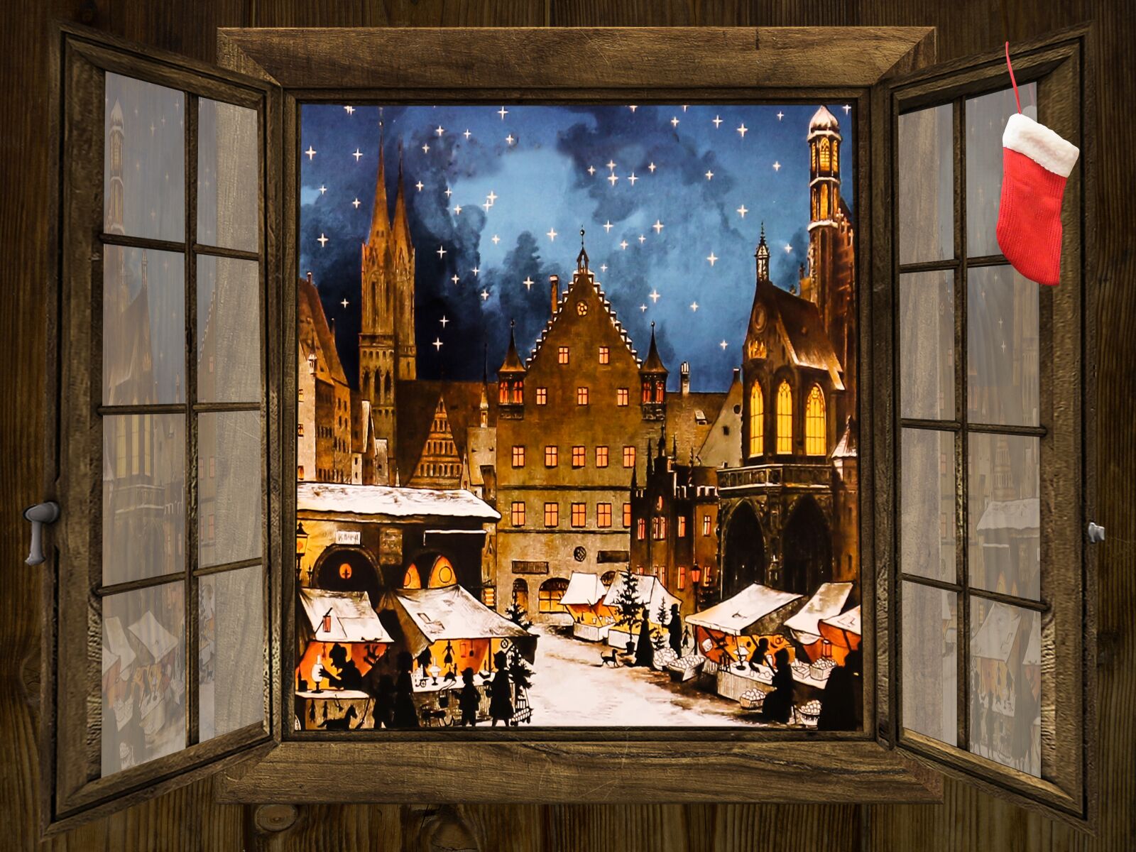 Canon PowerShot SX710 HS sample photo. Winter, christkindlesmarkt, christmas market photography