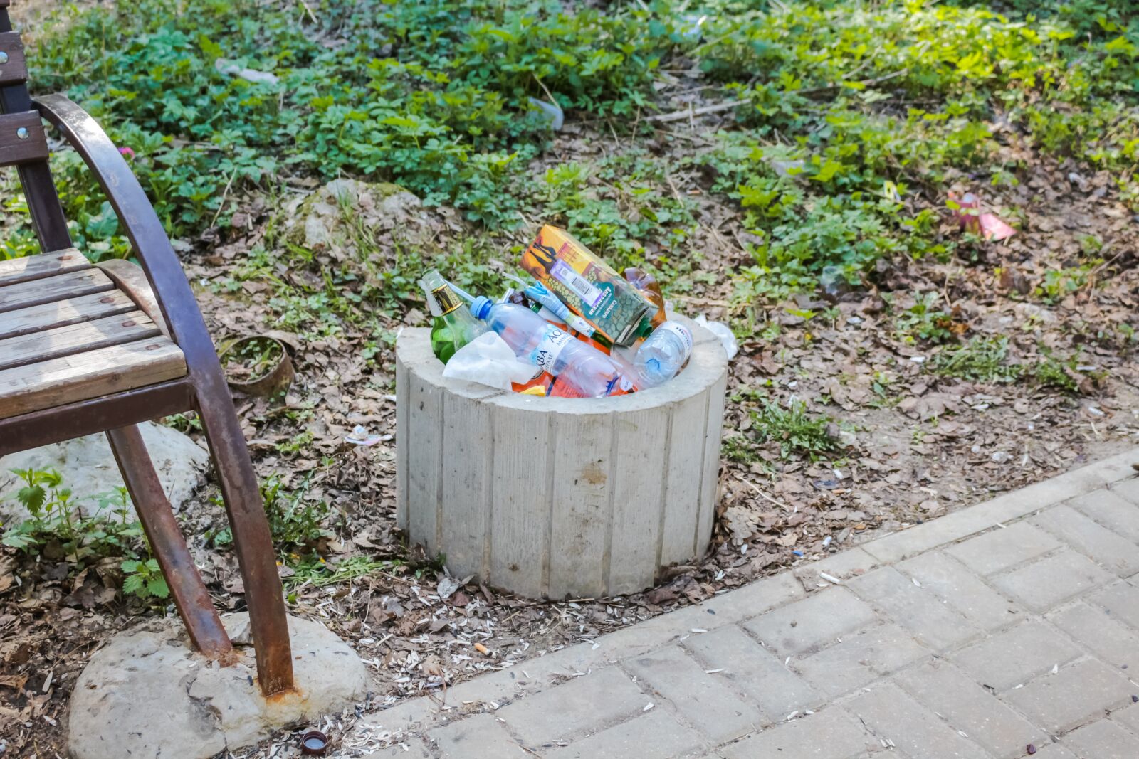 Canon EOS 100D (EOS Rebel SL1 / EOS Kiss X7) sample photo. Garbage, ecology, pollution photography