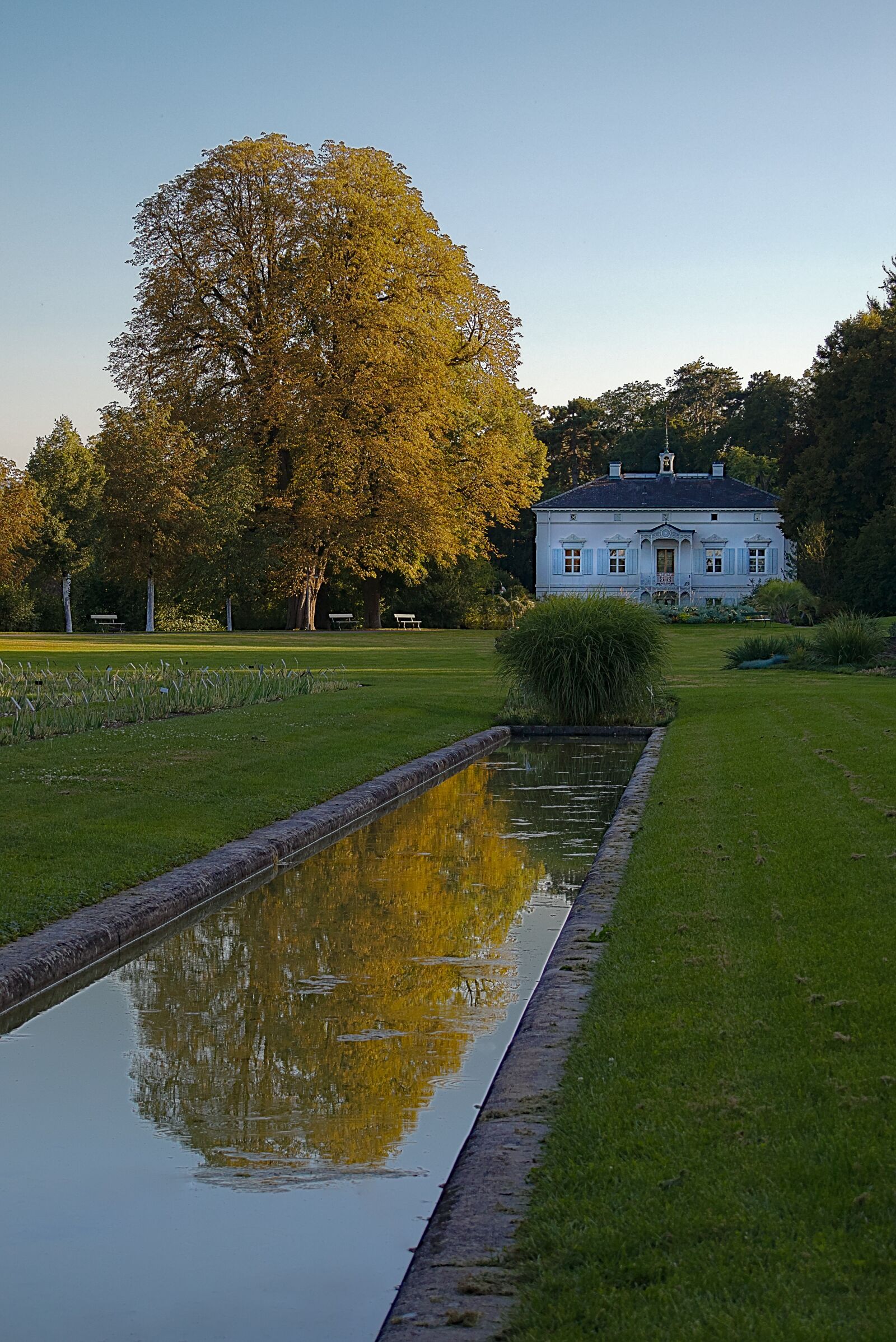 Canon EOS M5 sample photo. Villa, pond, tree photography