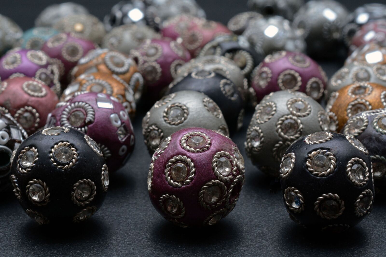 Nikon D7100 sample photo. Beads, jewelry beads, jewellery photography