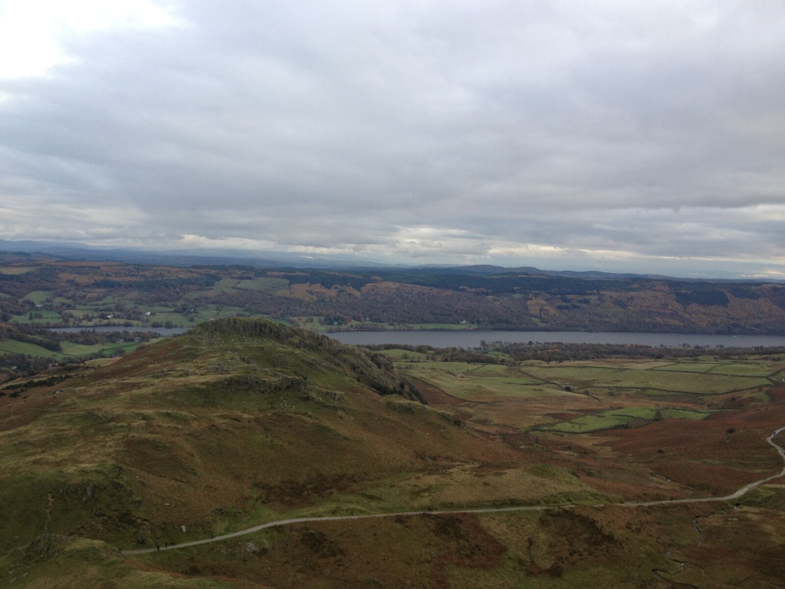 Apple iPhone 4S sample photo. Lake district, hike, landscape photography