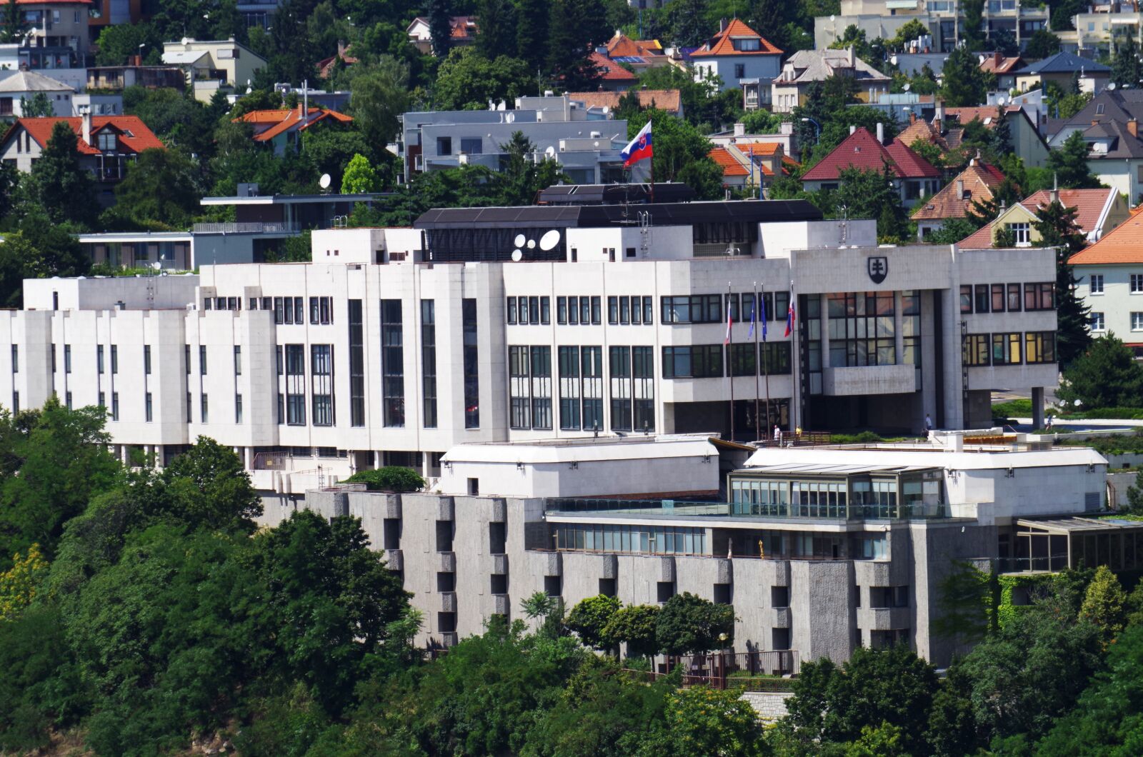 Pentax K-500 sample photo. Bratislava, slovakia, parliament photography