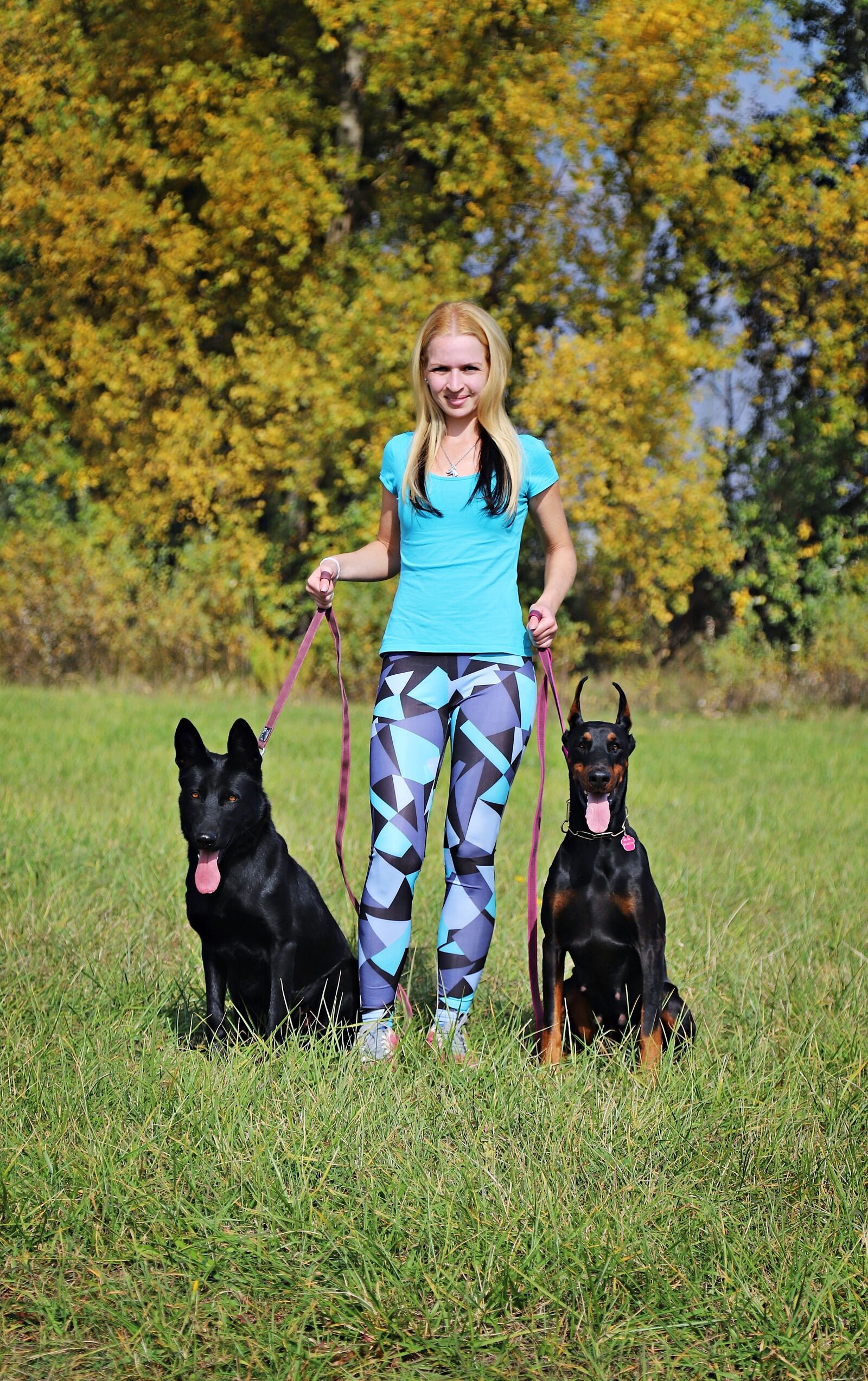 Canon EOS 6D Mark II sample photo. Doberman, black german shepherd photography