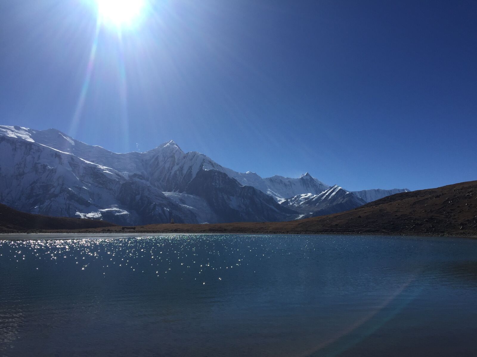 Apple iPhone 6 sample photo. Lake, sky, sun photography