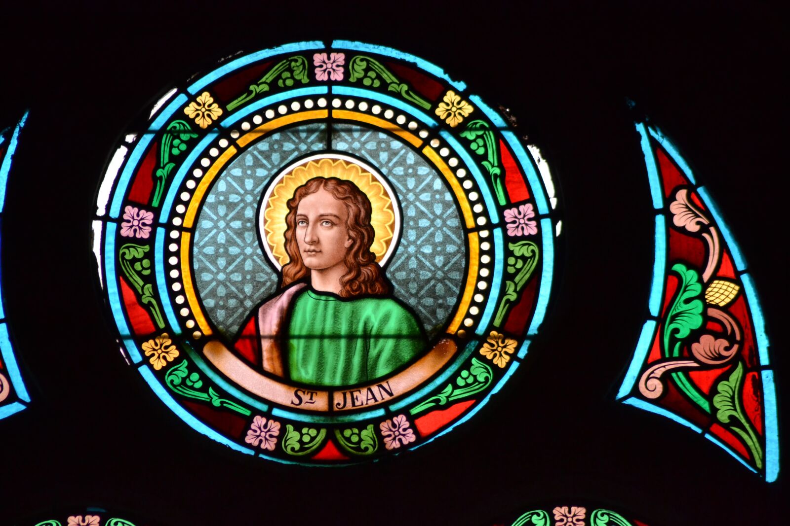 Nikon D3100 sample photo. Stained glass, window, church photography