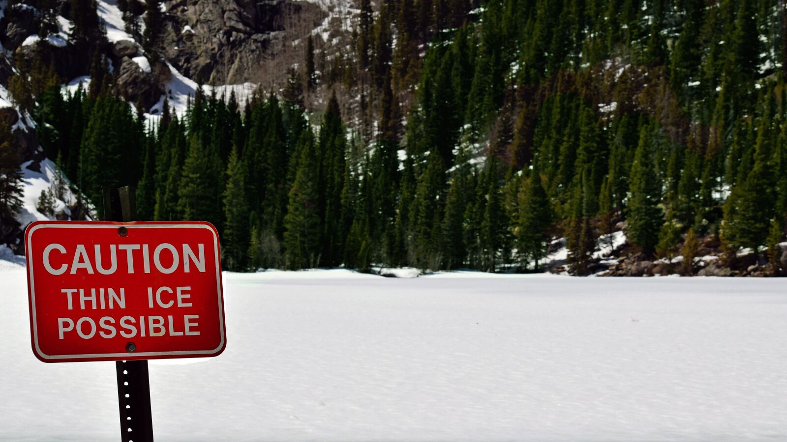 Nikon D3300 sample photo. Ice, lake, rockies photography