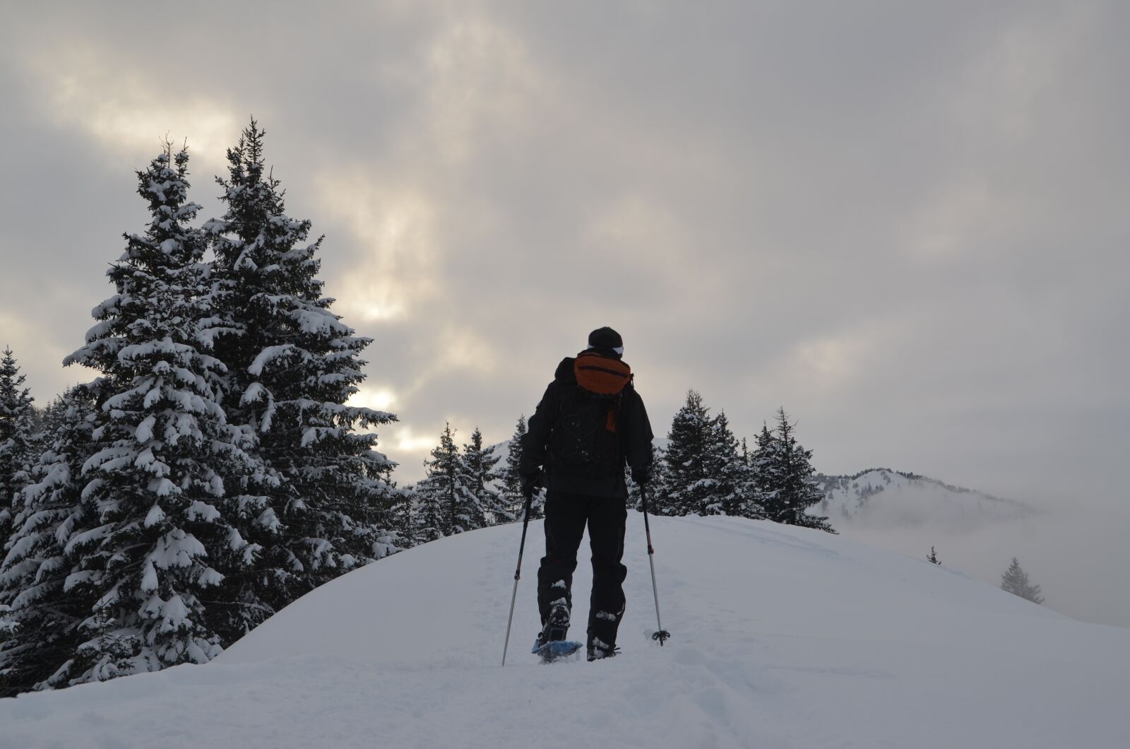 Nikon D7000 sample photo. Snowshoeing, hiking, snow photography