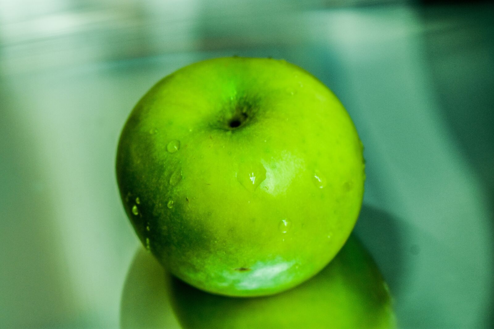 Nikon D3400 sample photo. Green apple, fruit, apple photography