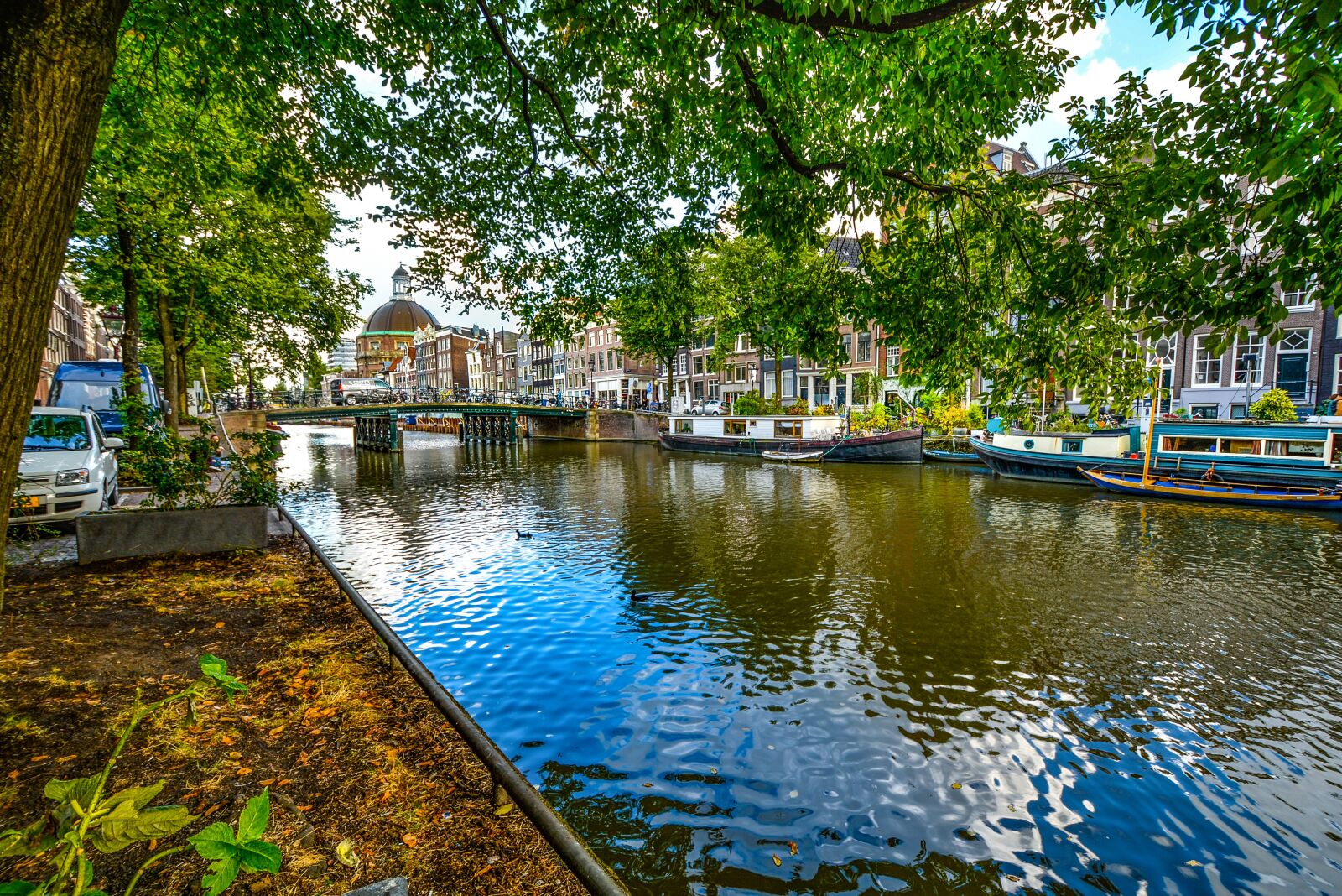 Nikon D5200 sample photo. Amsterdam, bridge, canal photography