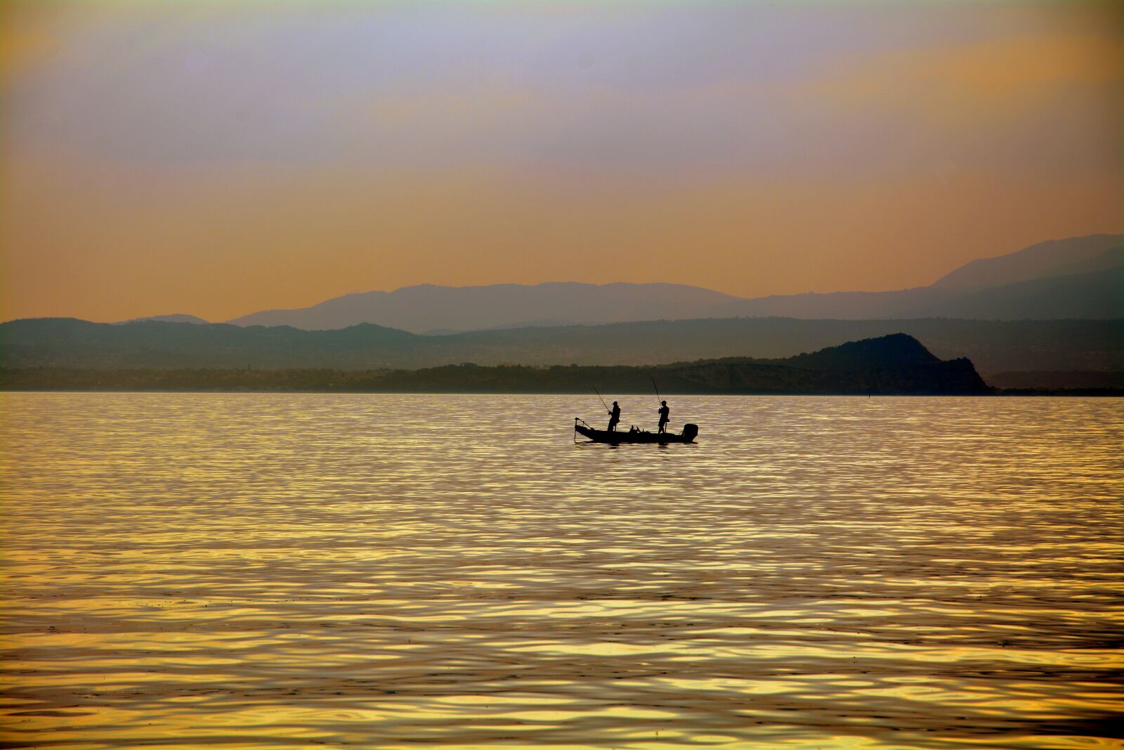 Nikon D7100 sample photo. Fishermen, lake, solitude photography