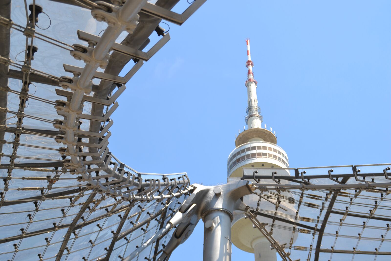 Nikon D3100 sample photo. Olympia tower, tower, olympic photography