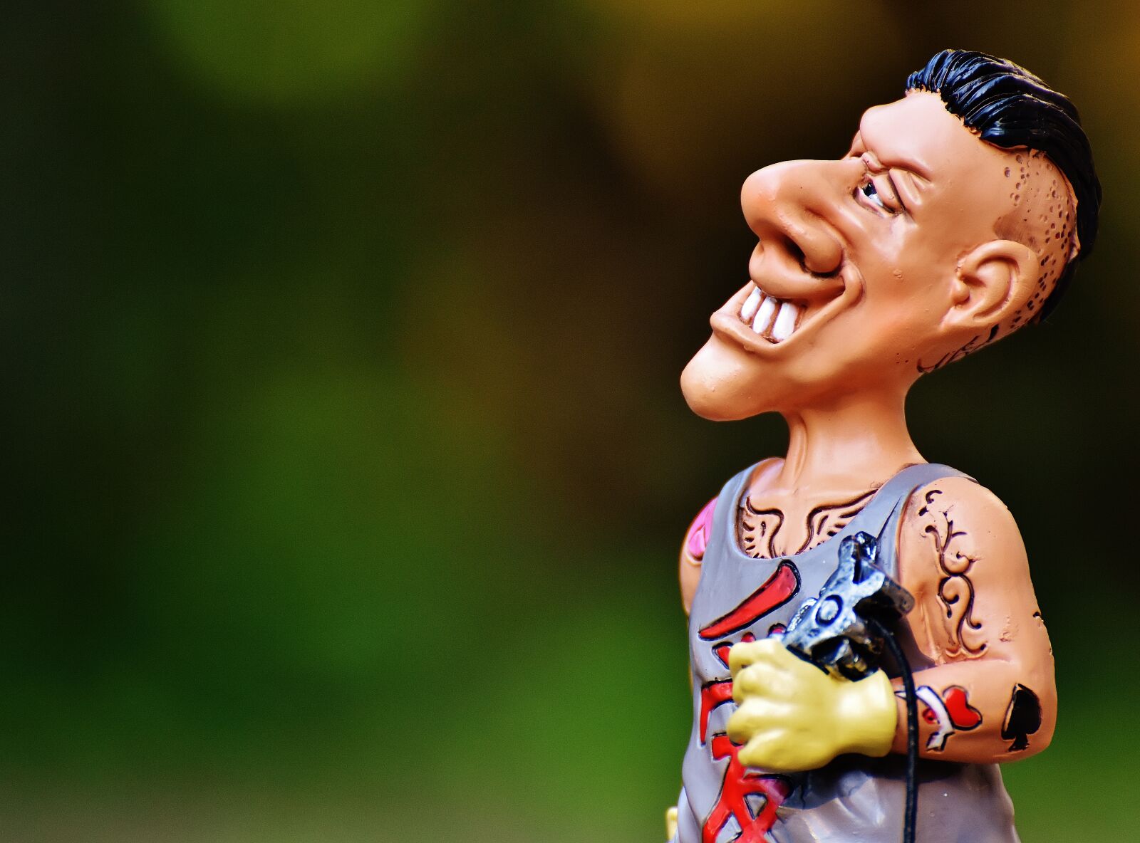 Nikon D7200 sample photo. Tattoo artist, figure, funny photography