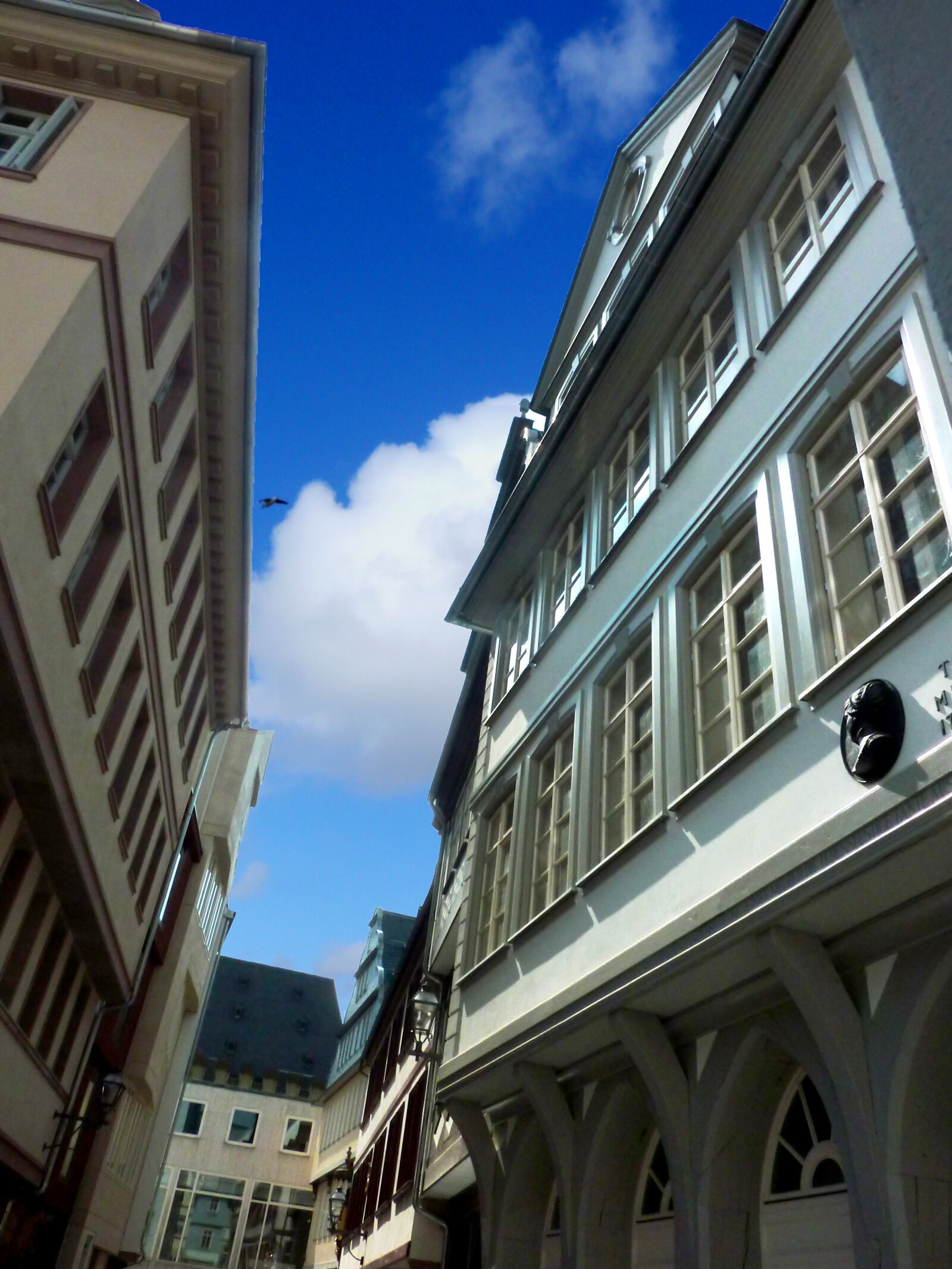 Panasonic DMC-TZ7 sample photo. Frankfurt, new old town photography