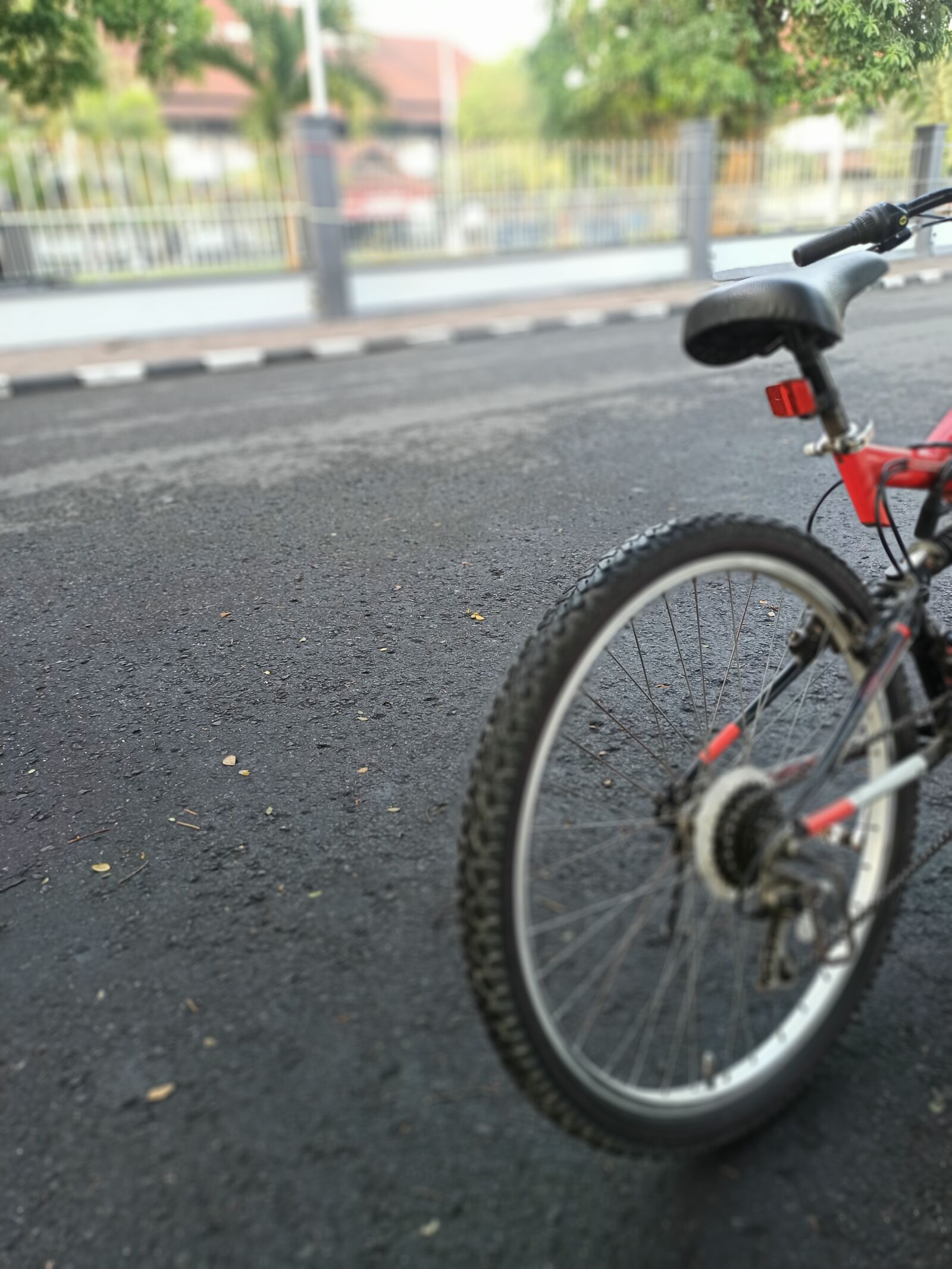 Xiaomi Redmi Note 8 Pro sample photo. Bike, wheels, road photography