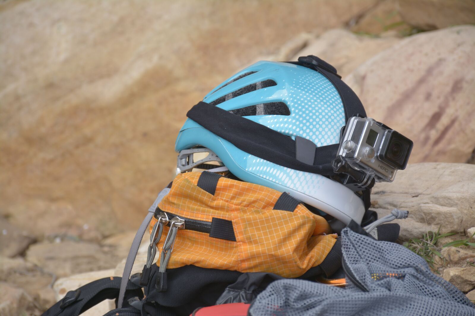 Nikon D7100 sample photo. Helmet, climbing, hiking photography