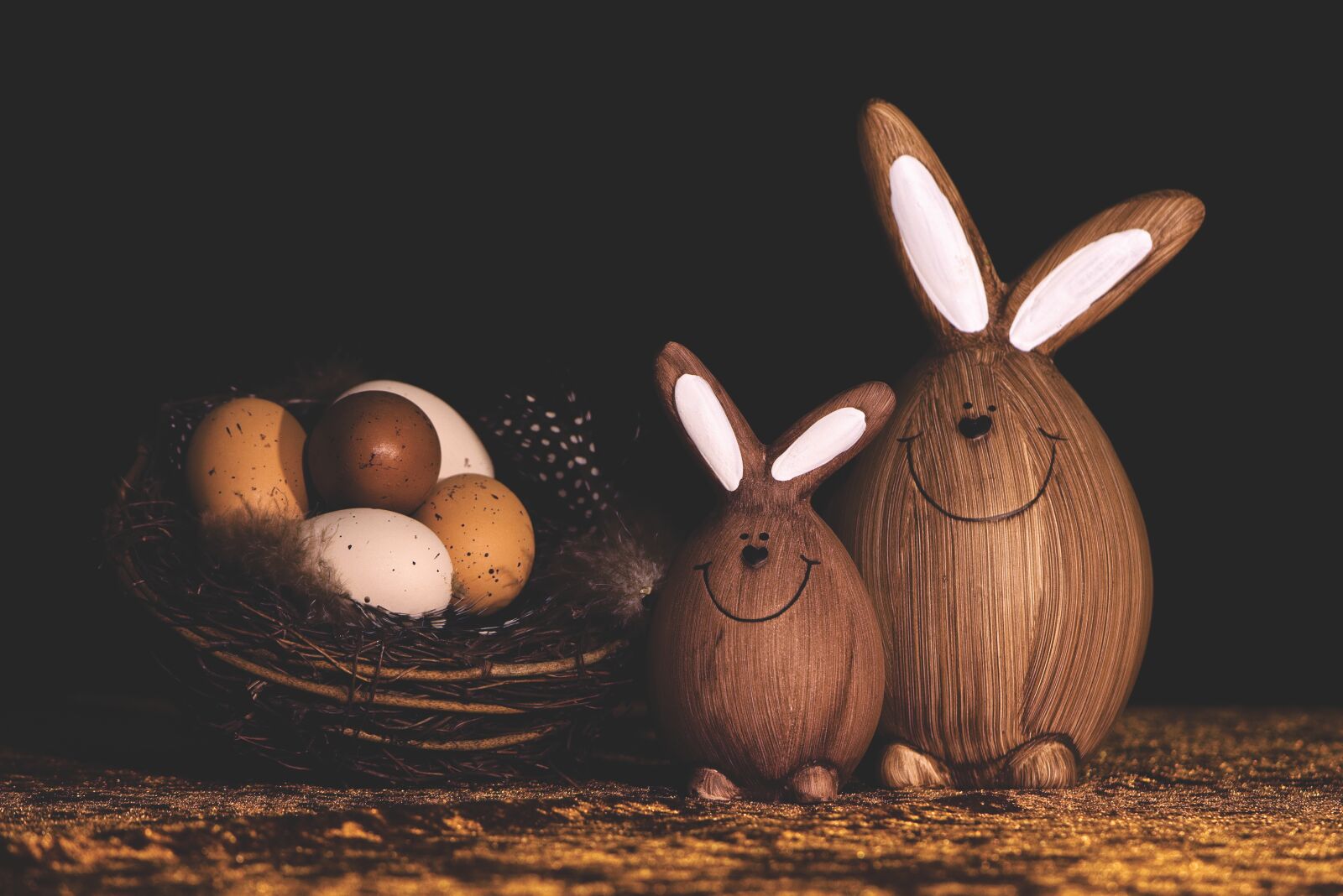 Nikon D7200 sample photo. Easter eggs, easter bunny photography