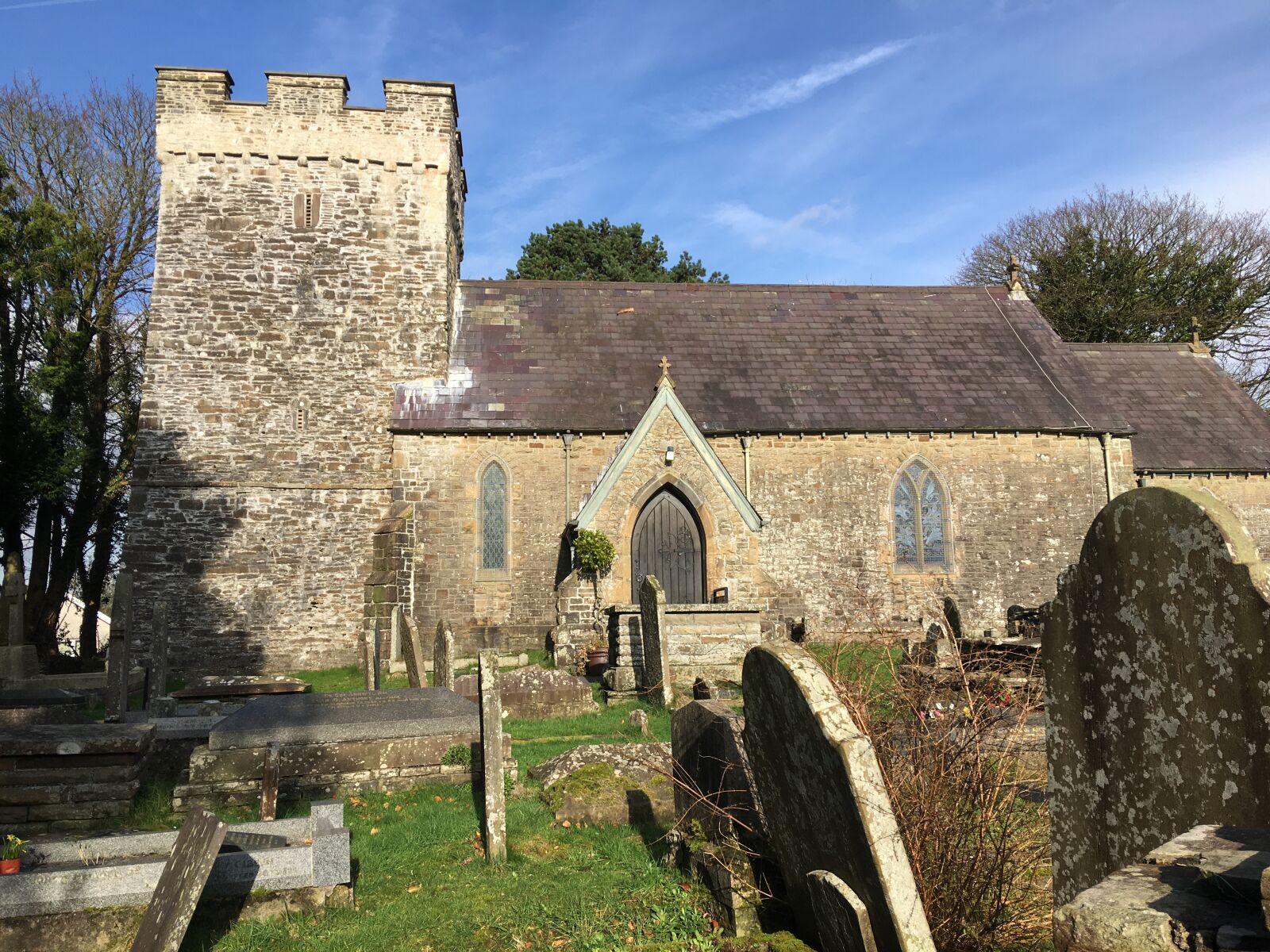iPhone 6s Plus back camera 4.15mm f/2.2 sample photo. Cilybebyll, church, st john photography