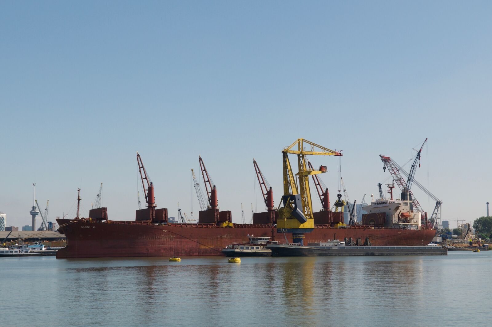 Nikon D300 sample photo. Rotterdam, port, ship photography