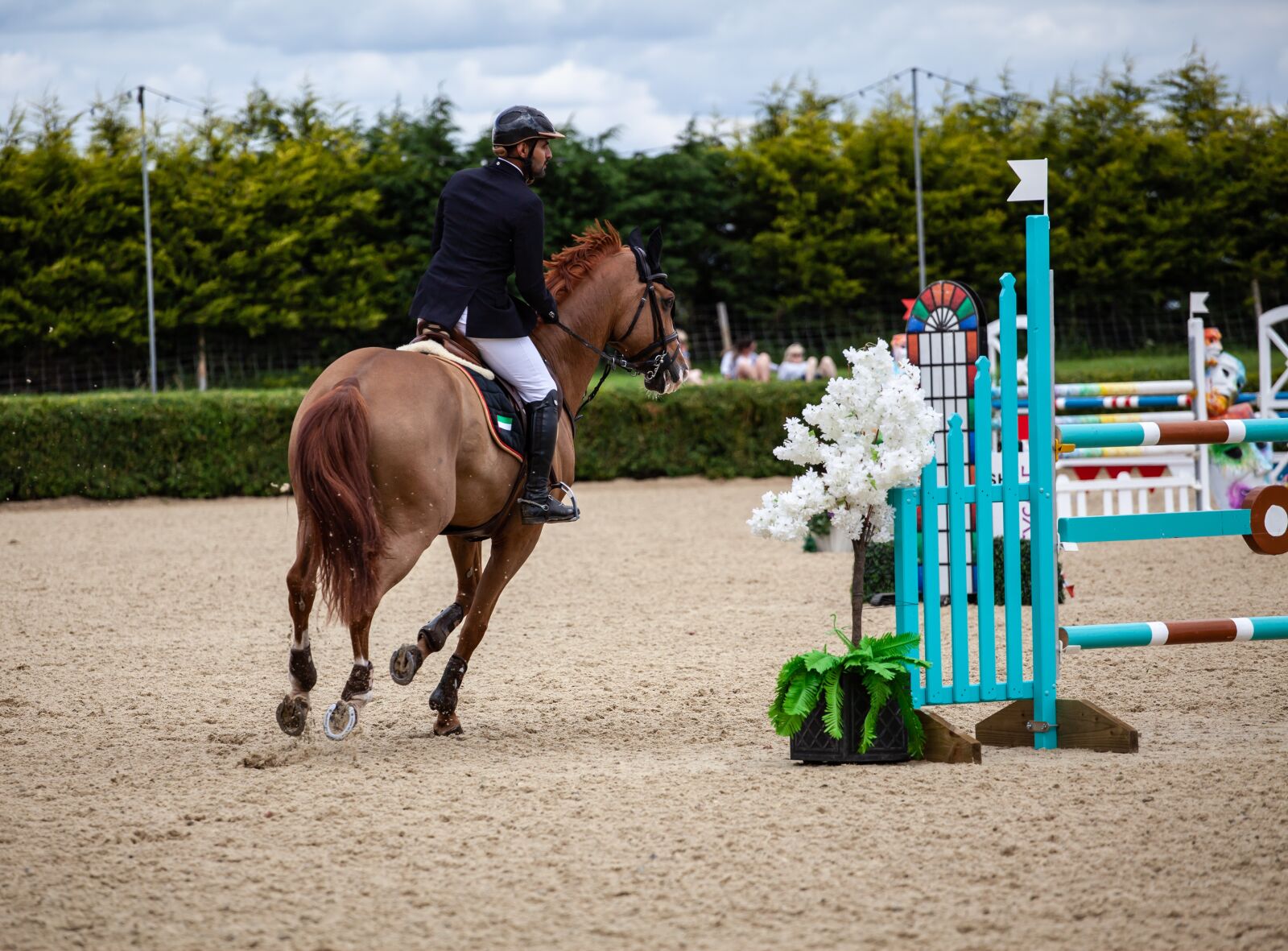 Canon EF 70-200mm F4L USM sample photo. Horse jumping, jumping, equestrian photography