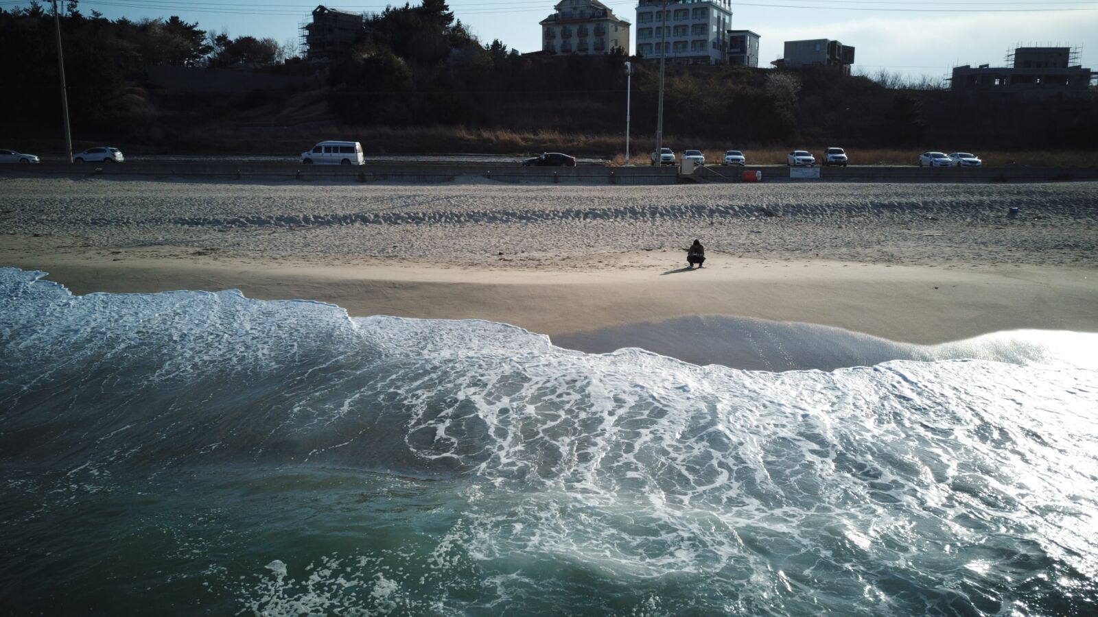 DJI FC220 sample photo. Sea, gangneung, waves photography