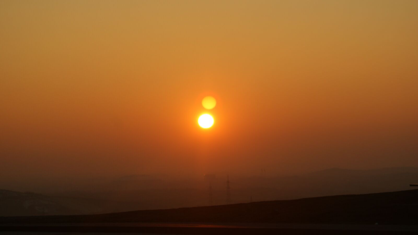 Sony Alpha DSLR-A230 sample photo. Sunset, nature, yellow photography
