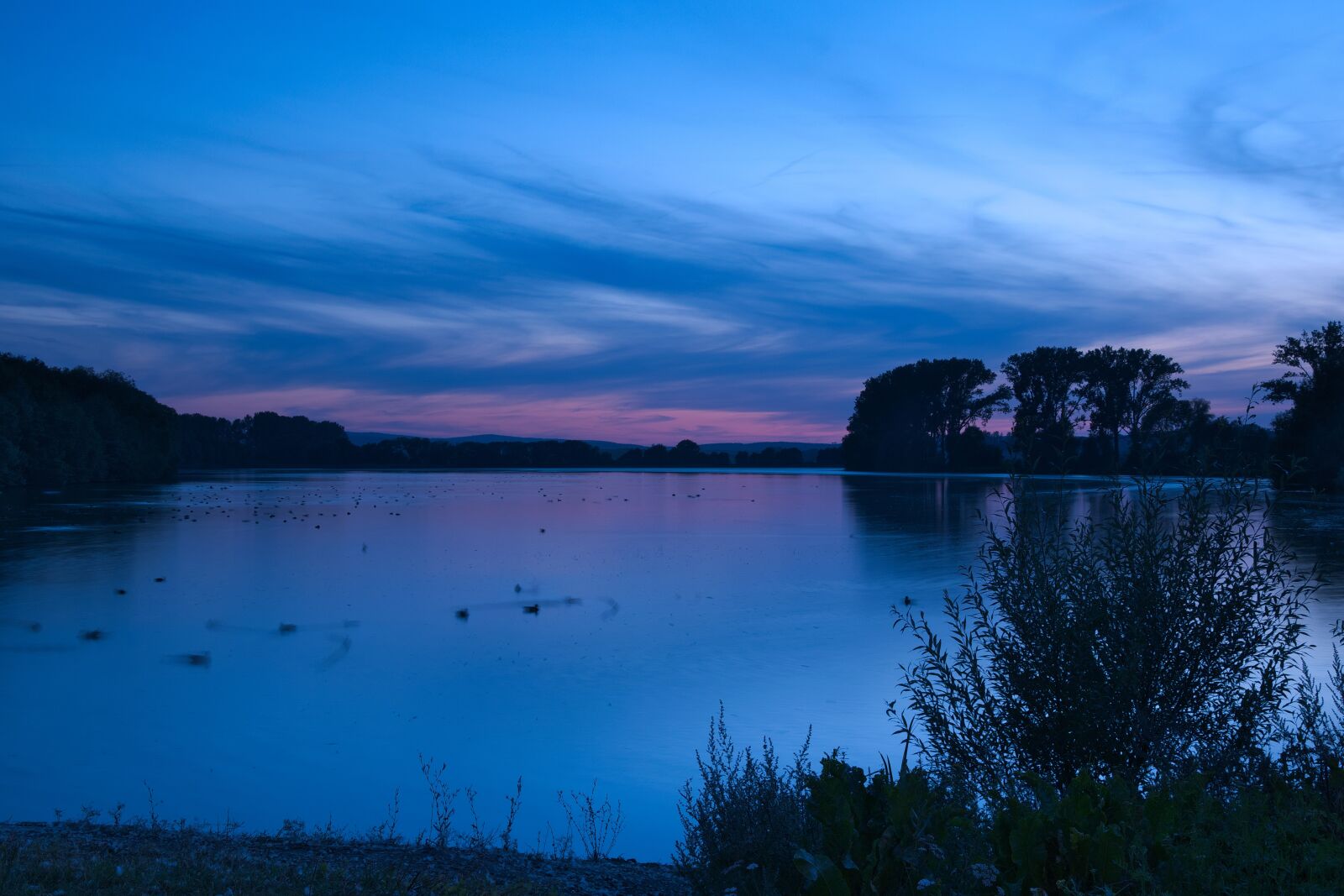 Nikon D3300 sample photo. Blue hour, lake, romantic photography