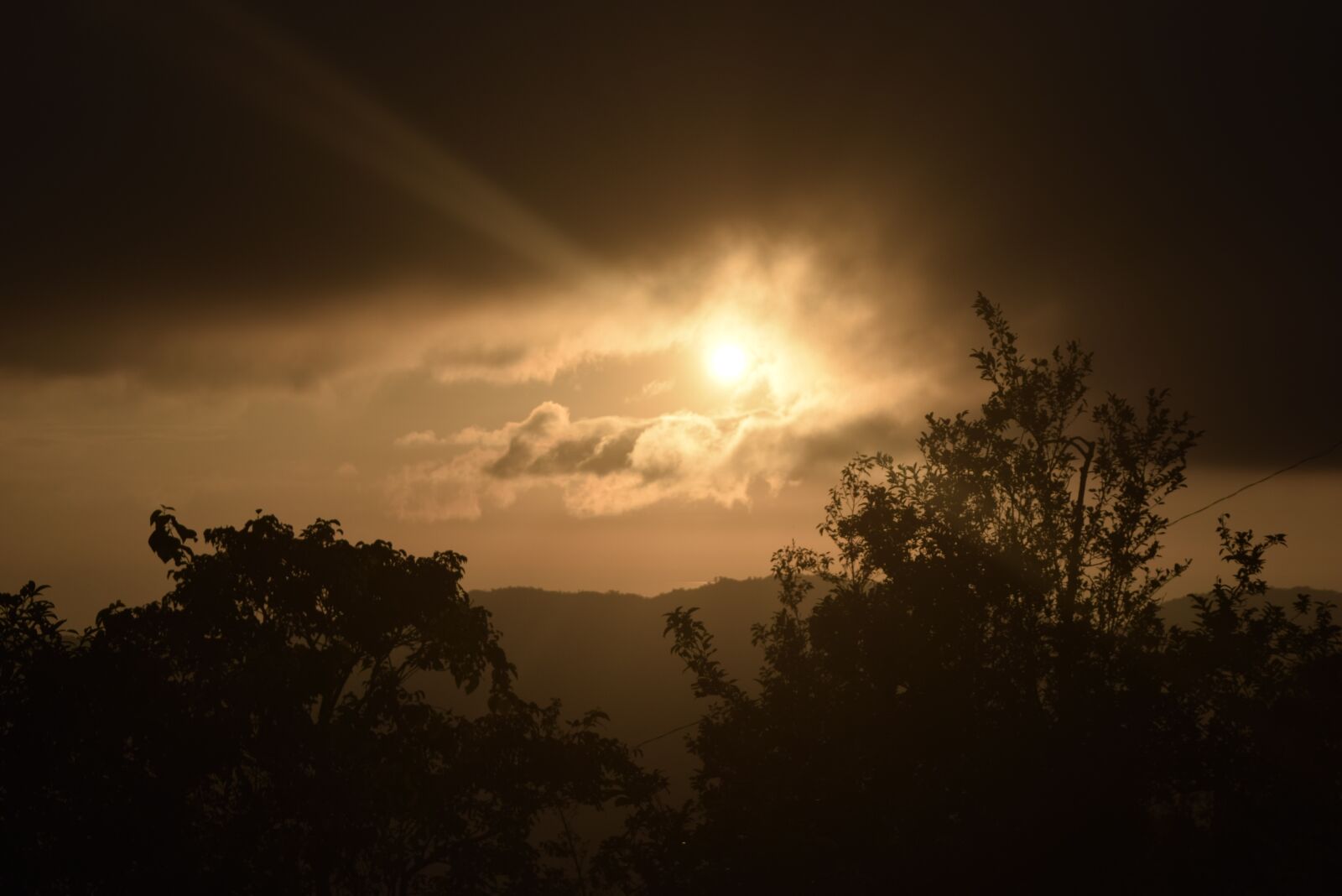 Nikon D3300 sample photo. Sunset, sky, silhouette photography