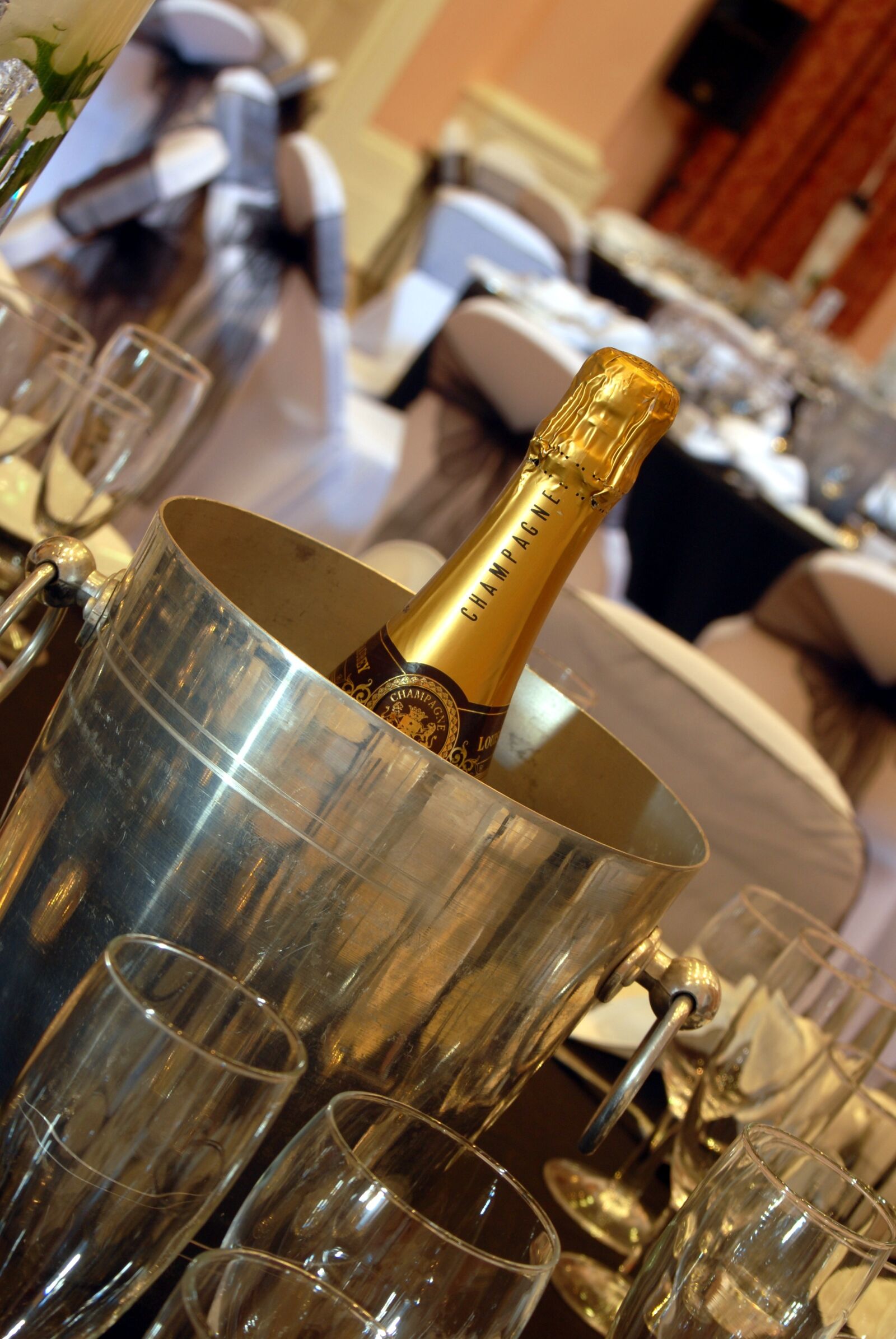 Nikon D200 sample photo. Champagne, bucket, celebration photography