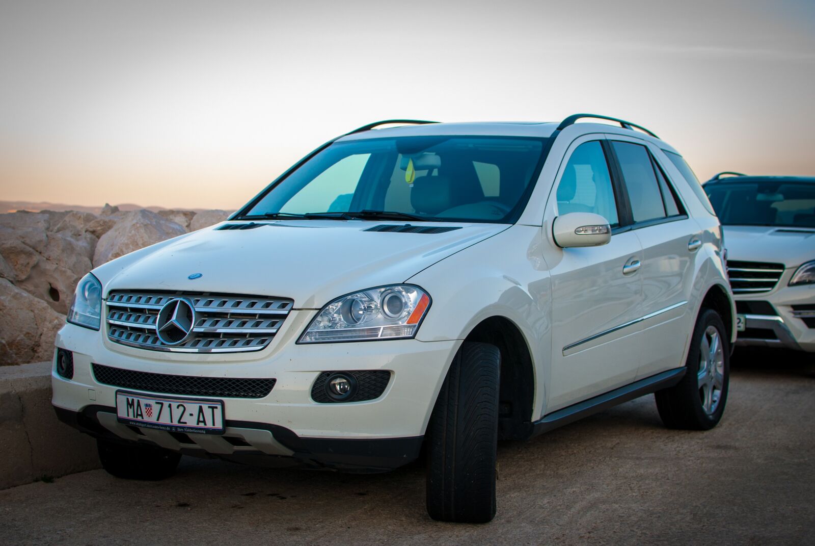 Nikon D60 sample photo. Mercedes, auto, field photography