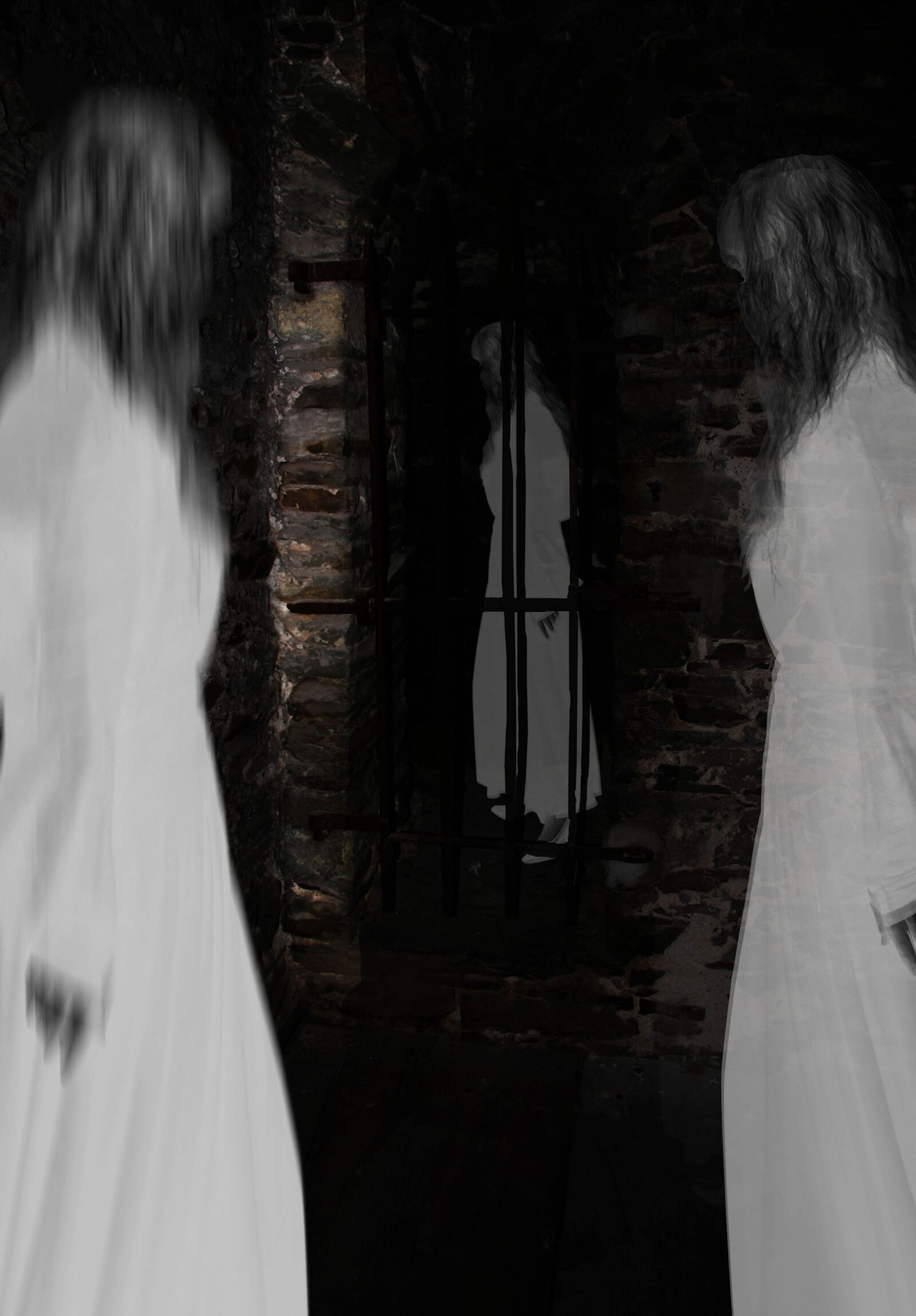 Canon EOS 400D (EOS Digital Rebel XTi / EOS Kiss Digital X) sample photo. Spooky, caught, masonry photography