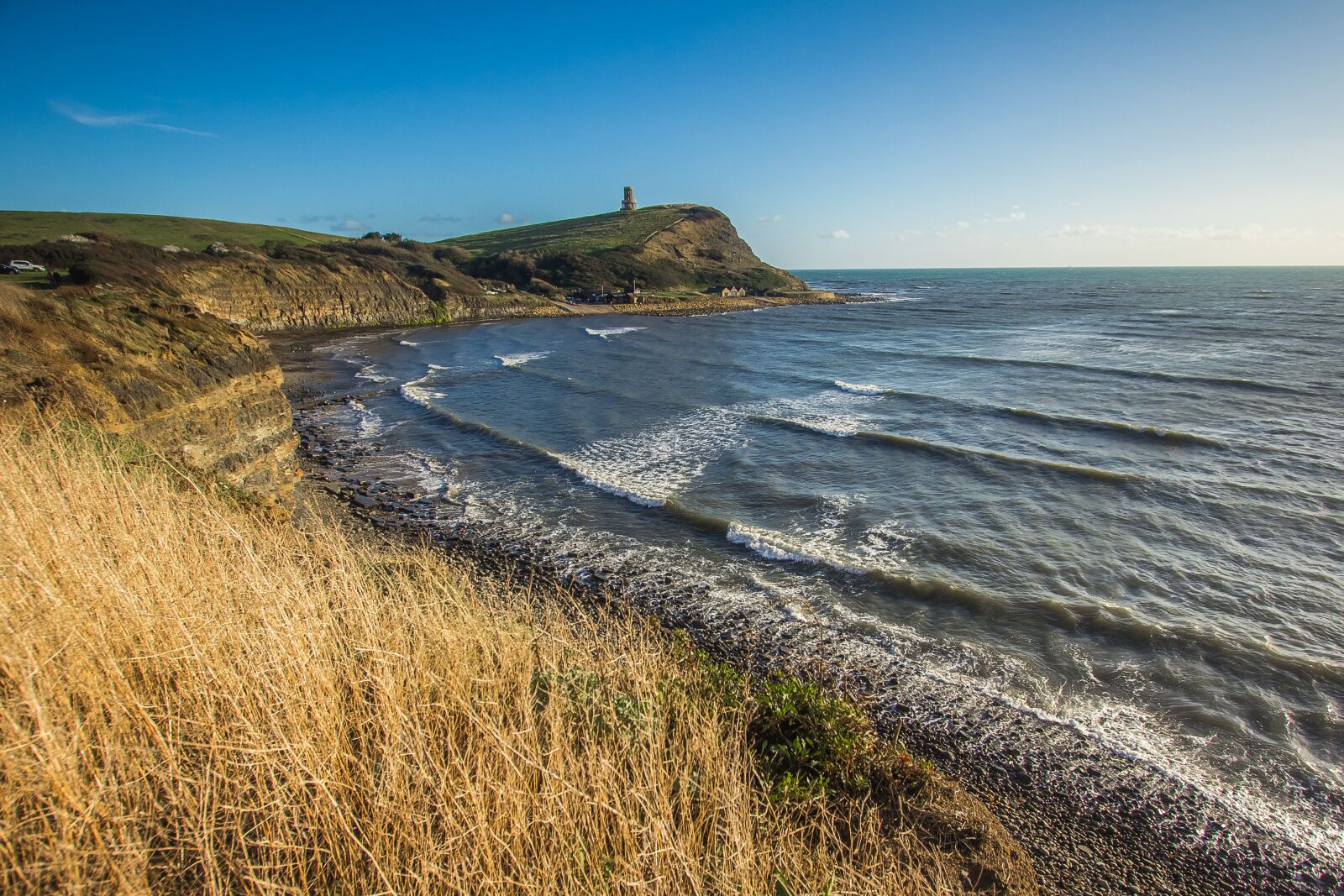 Canon EF-S 10-22mm F3.5-4.5 USM sample photo. Kimmeridge bay, ocean, coast photography