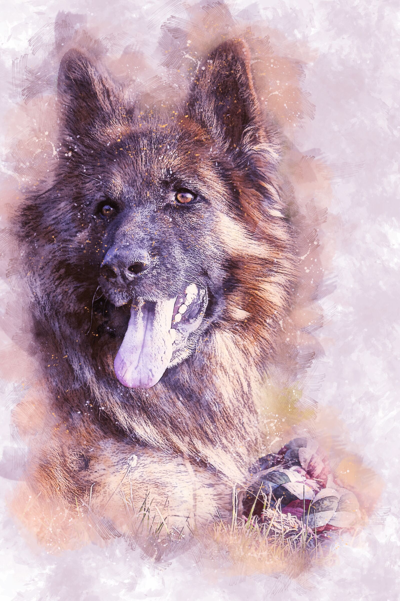 Canon EOS 50D sample photo. Dog, german shepherd, animal photography