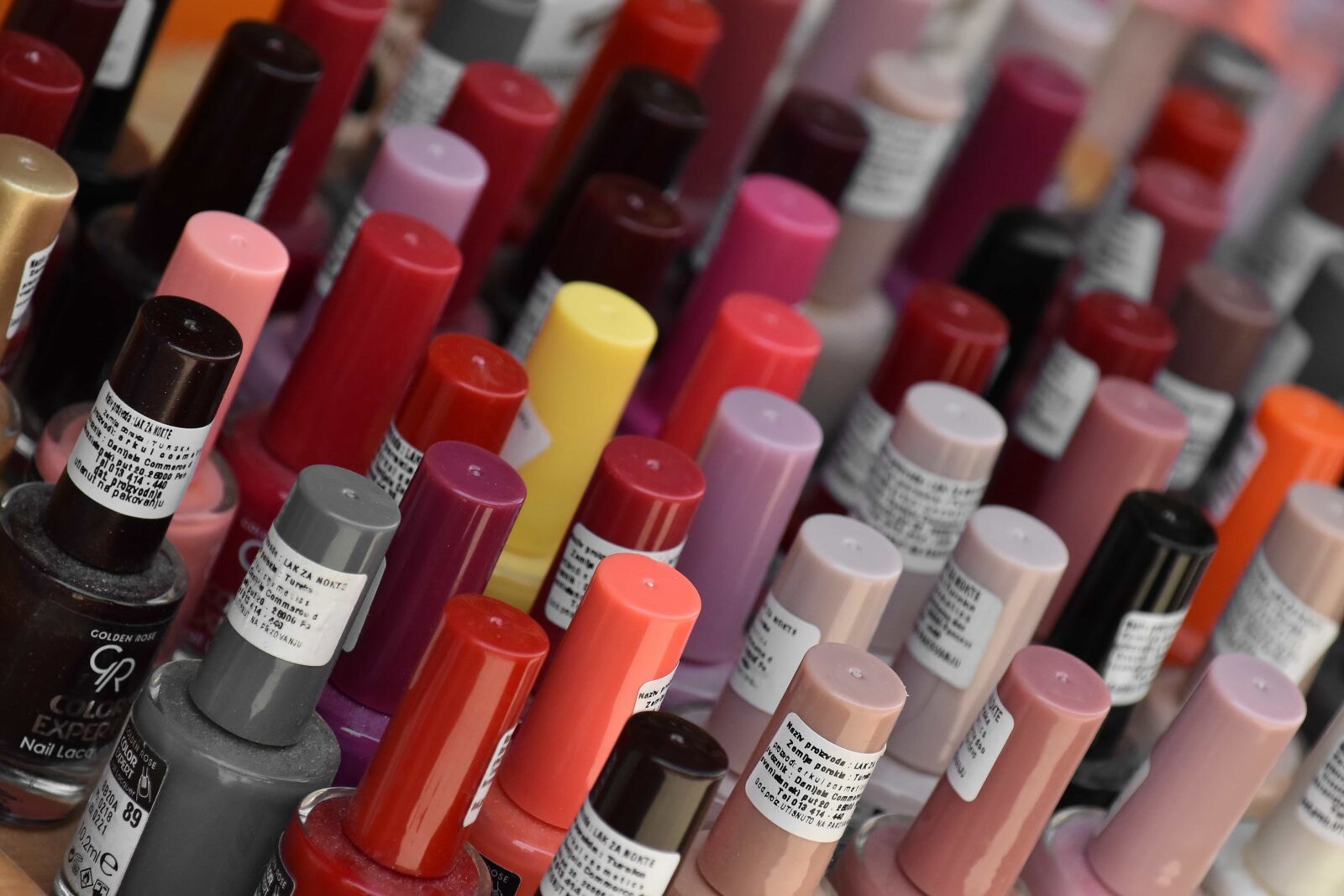 Nikon D5500 sample photo. Colorful, colors, cosmetics, paint photography