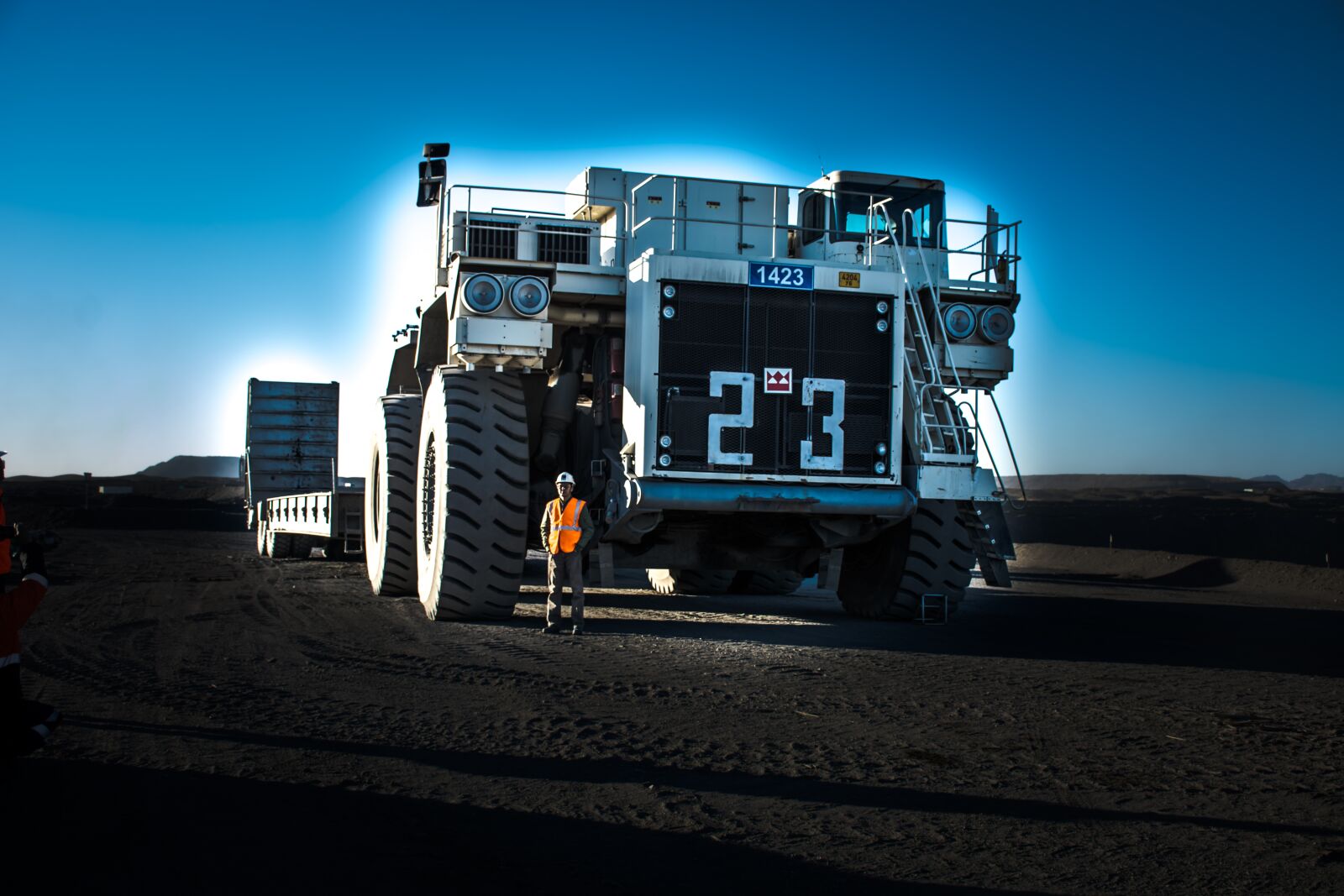 Nikon D7100 sample photo. Trailer, mining, truck photography