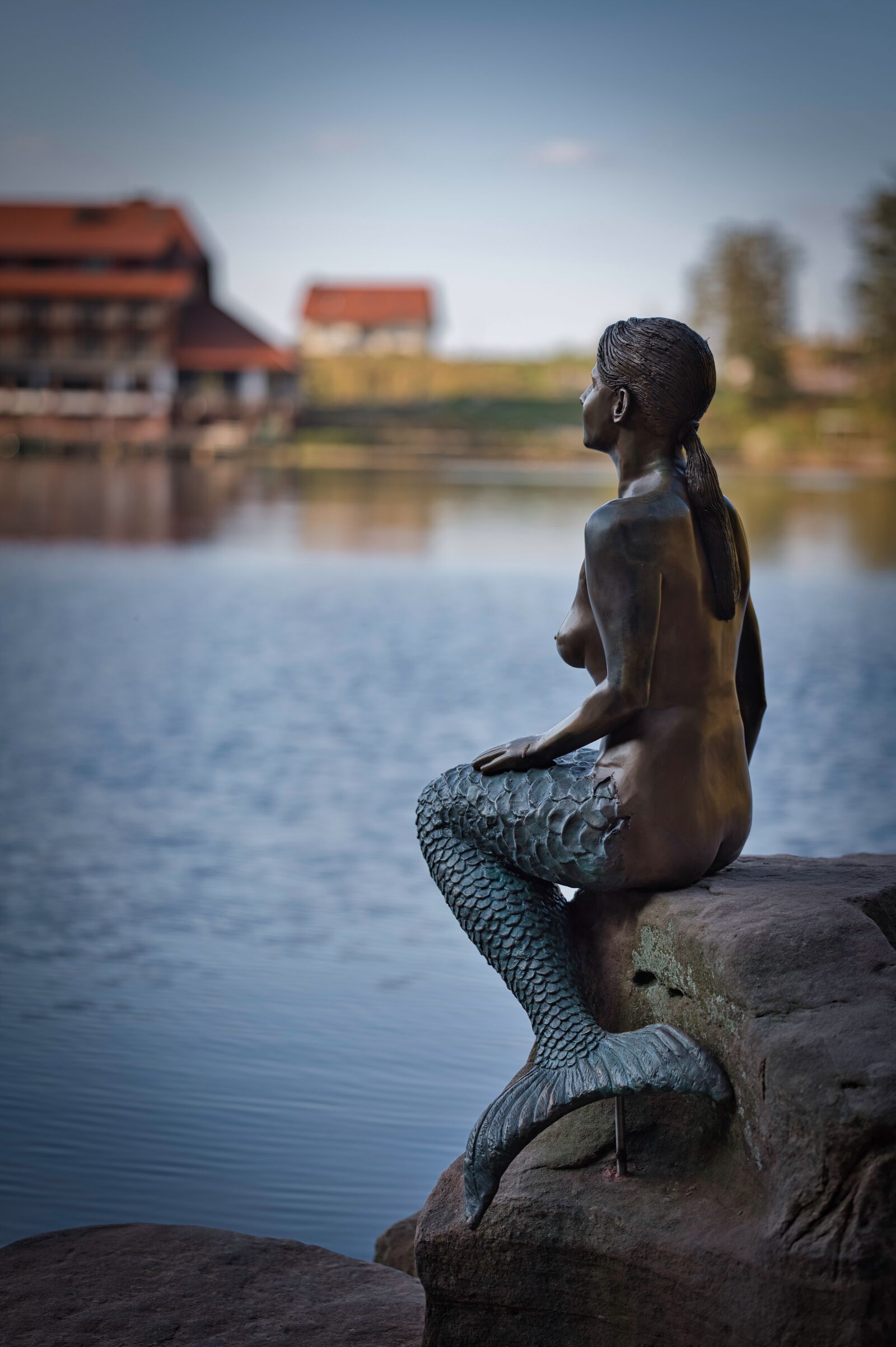 Nikon Nikkor Z 85mm F1.8 S sample photo. Mermaid, rock, sea photography