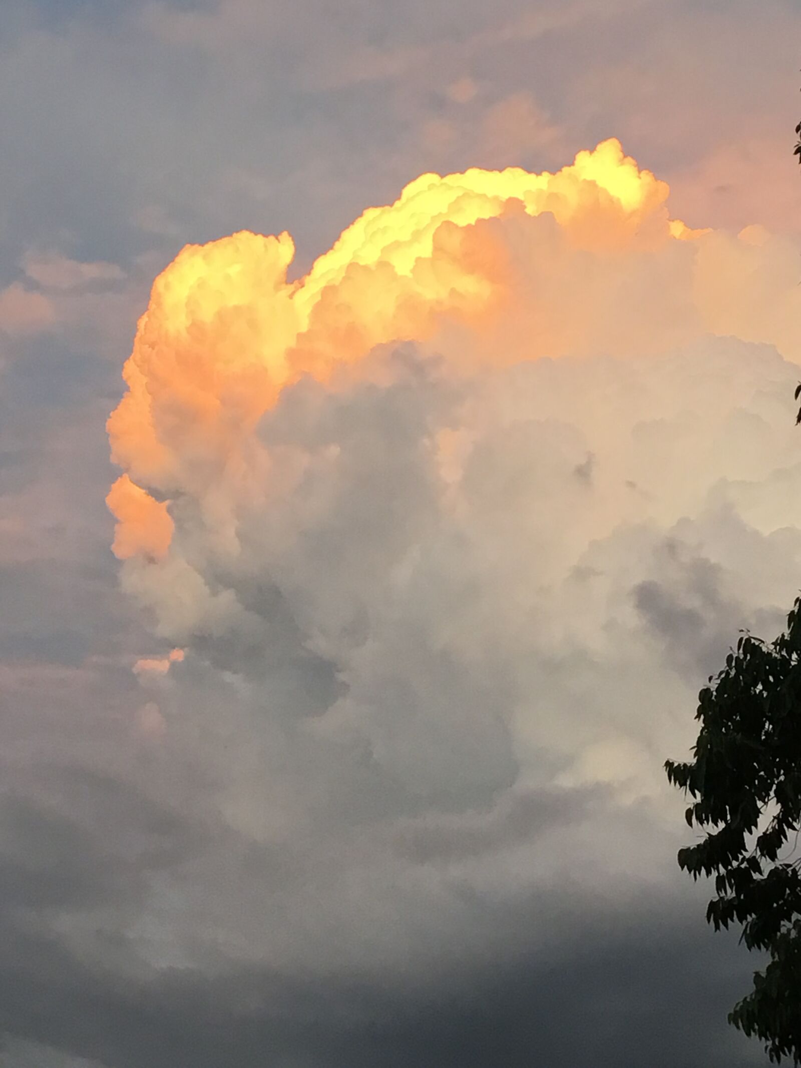 Apple iPad (5th generation) sample photo. Silver lining, cloud, silver photography