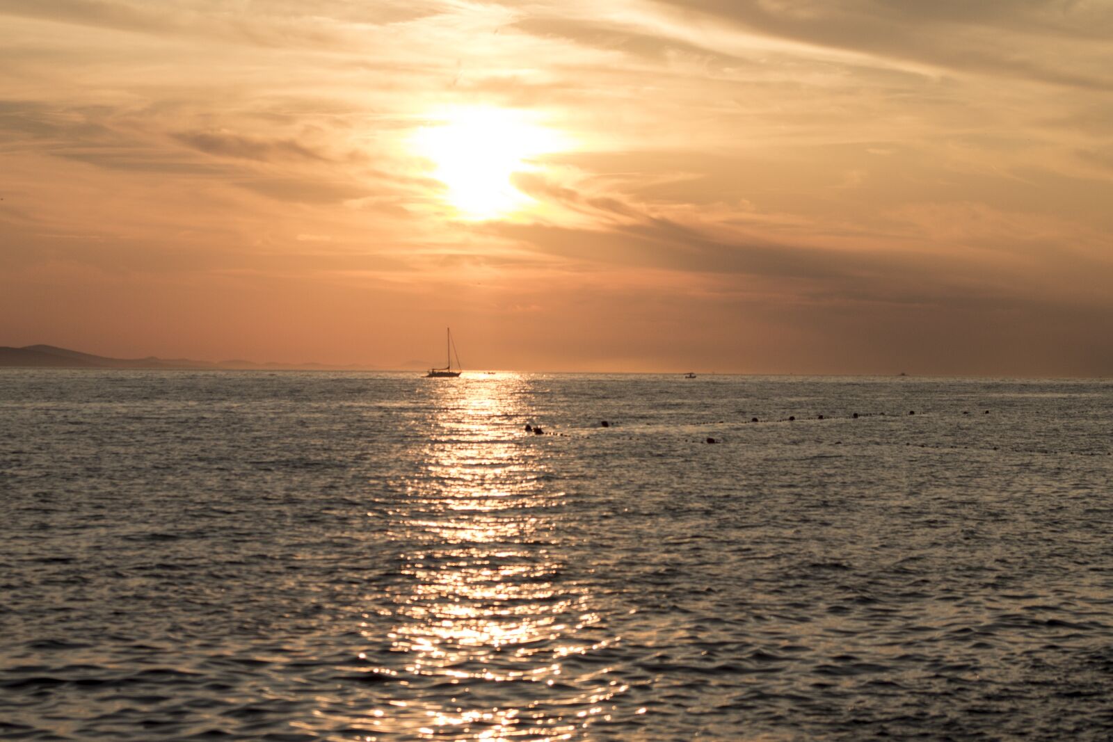Canon EOS 1100D (EOS Rebel T3 / EOS Kiss X50) sample photo. Sun, sunset, zadar photography