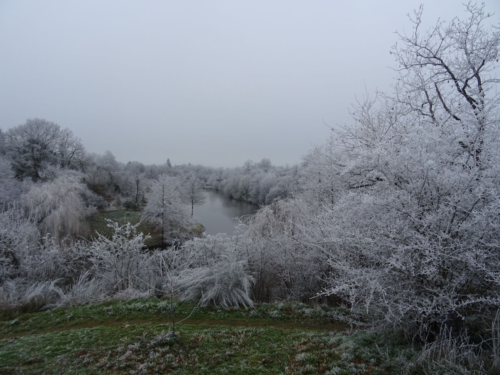 Sony DSC-HX60V sample photo. Landscape, snow, trees photography