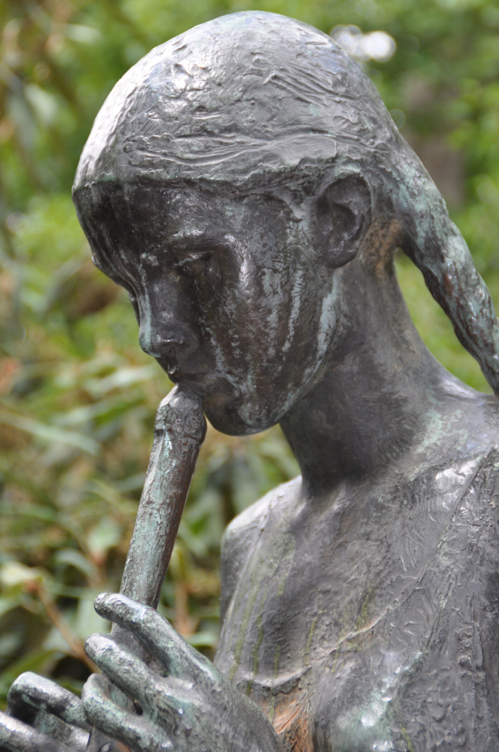 Nikon D90 sample photo. Mannheim, park, flute player photography