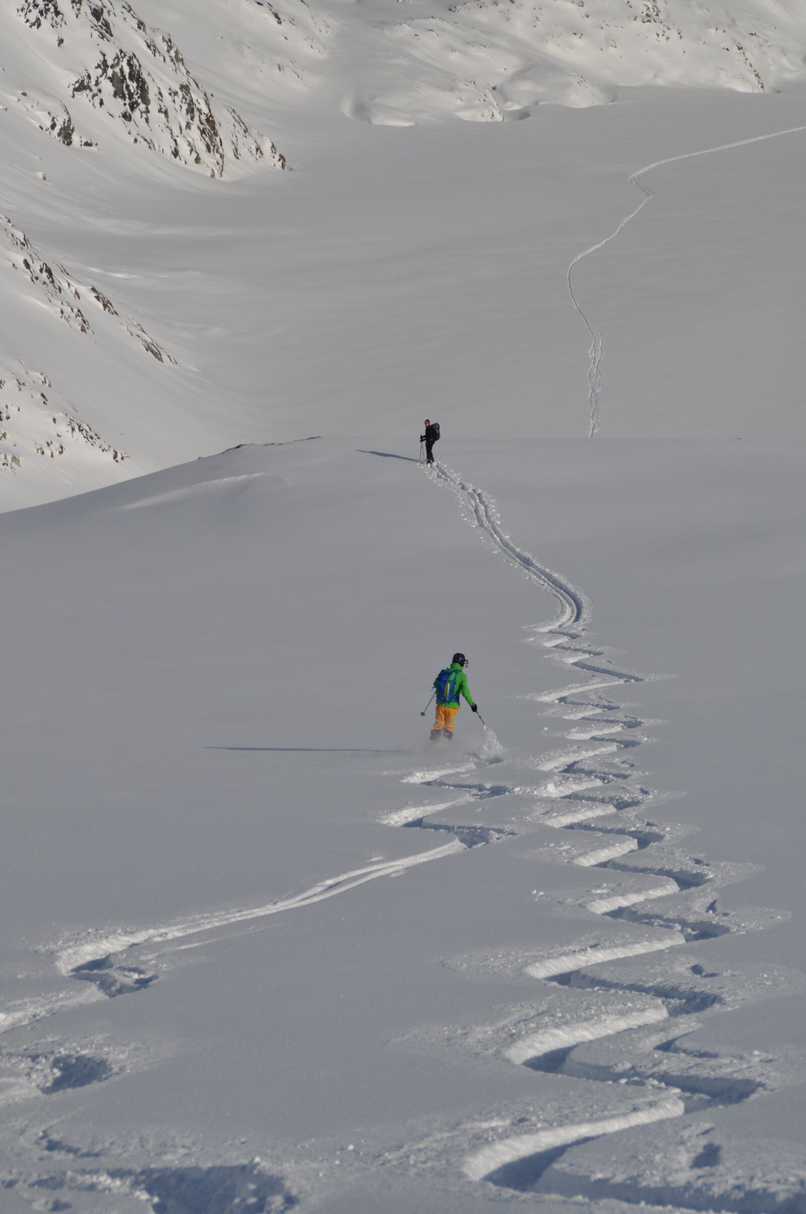 Nikon D5000 sample photo. Ski, backcountry skiiing, alpine photography