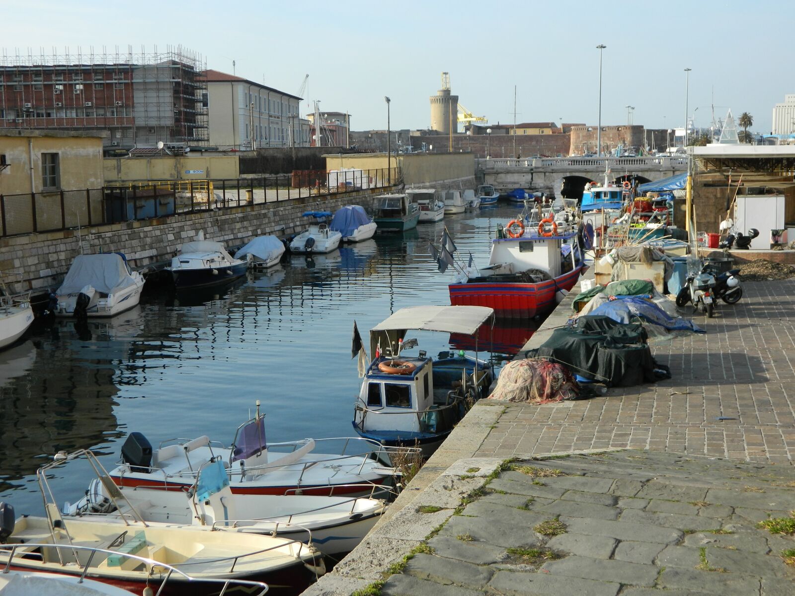 Nikon Coolpix L120 sample photo. Livorno, italia, boats photography