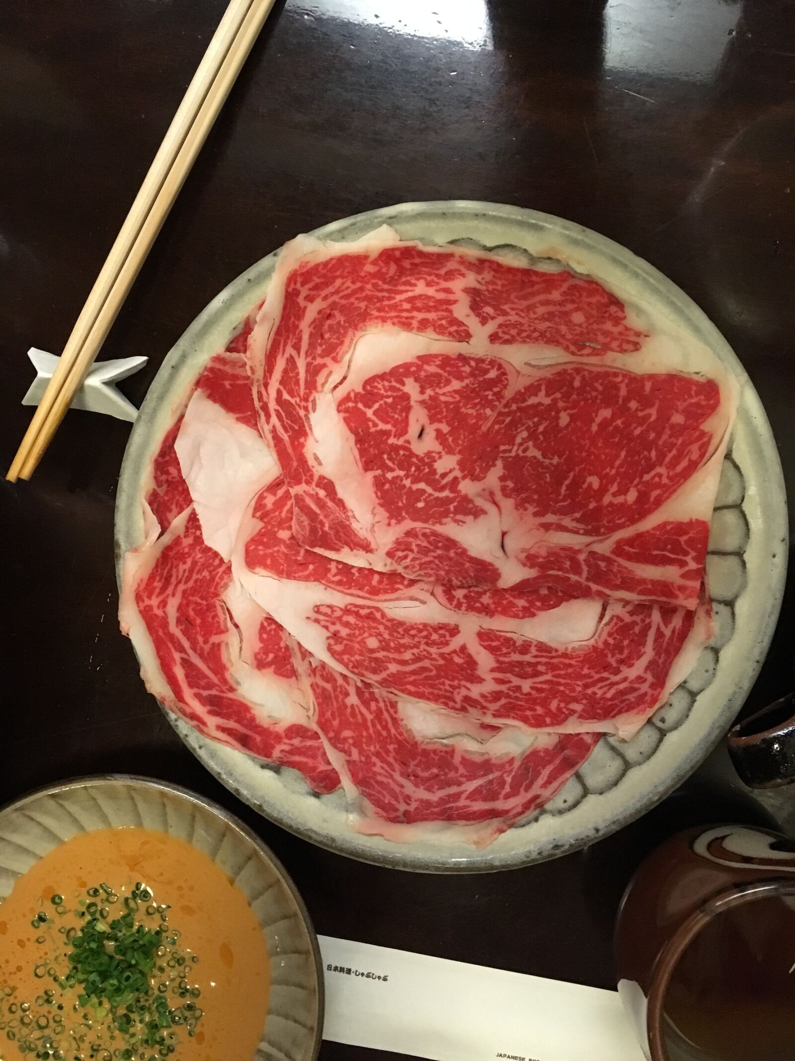 iPhone SE back camera 4.15mm f/2.2 sample photo. Tokyo, beef photography