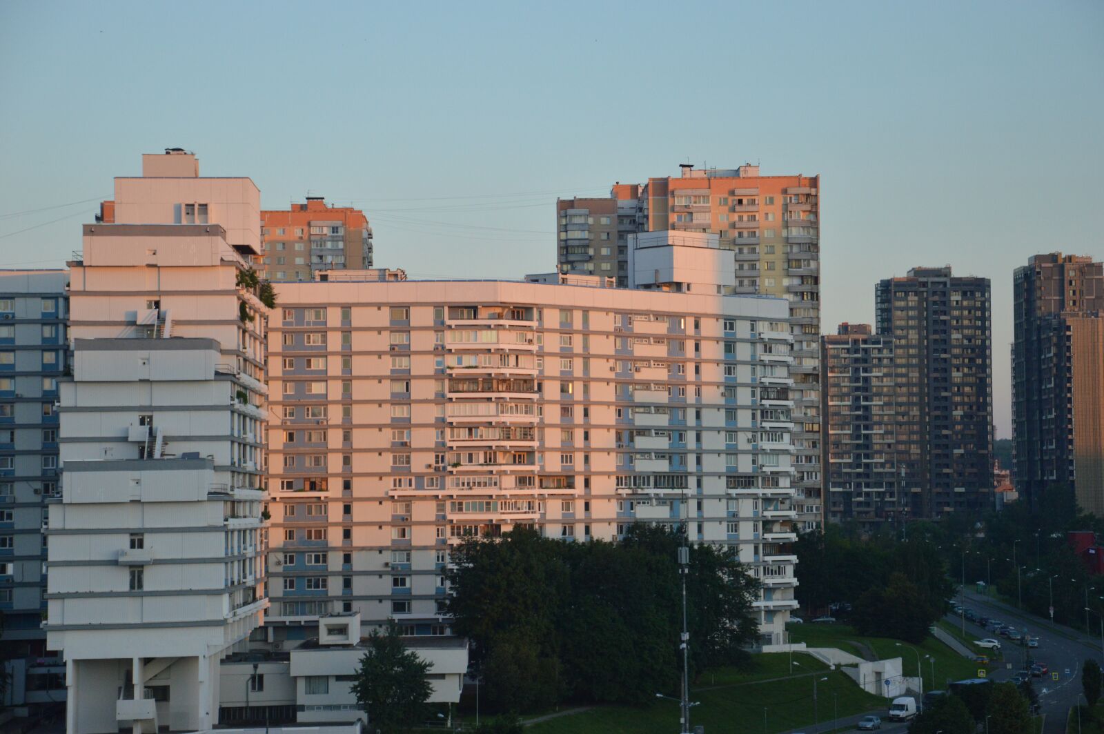 Nikon D3200 sample photo. Panels, city, architecture photography