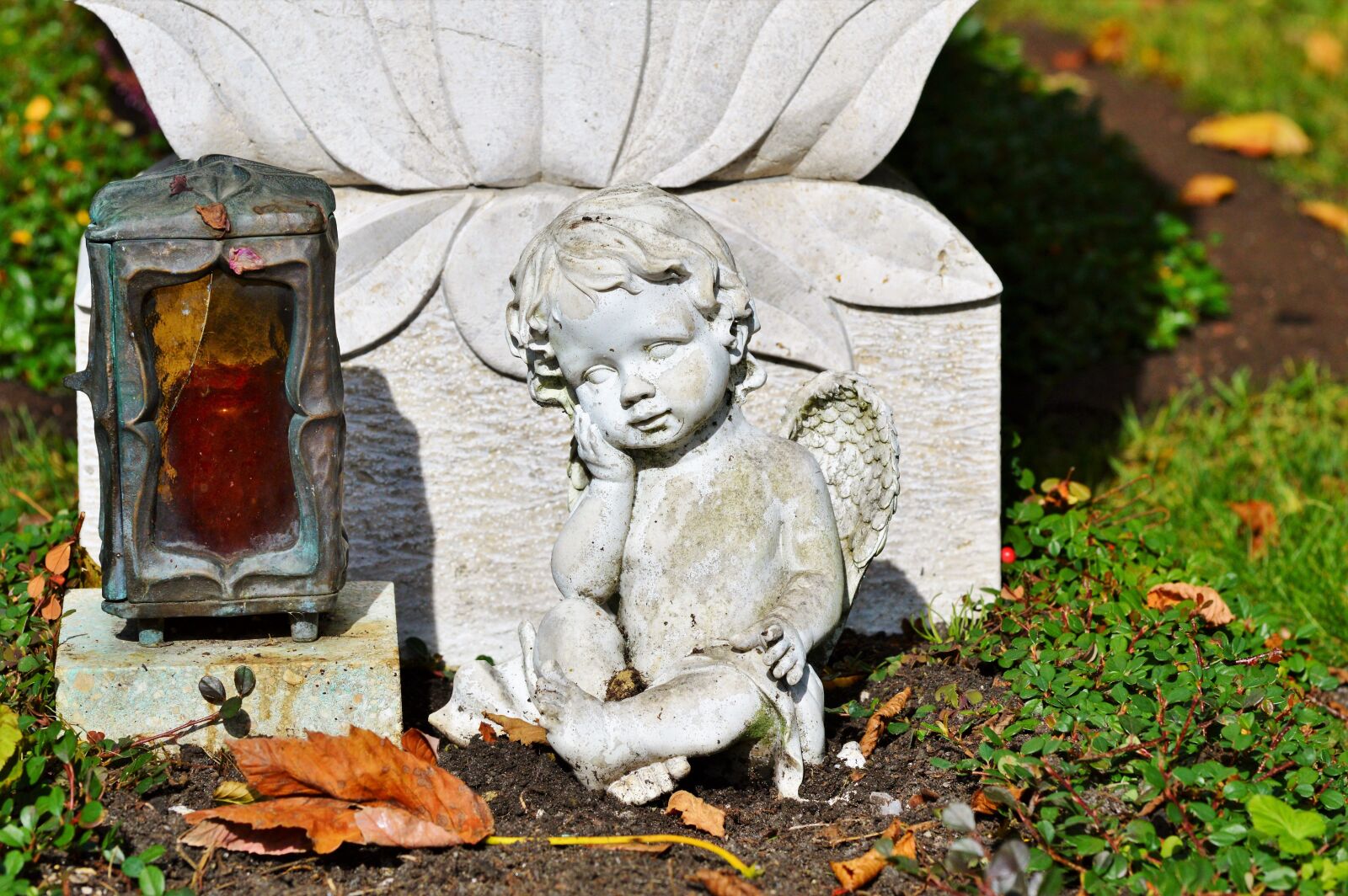 Nikon D3200 sample photo. Angel, sculpture, statue photography