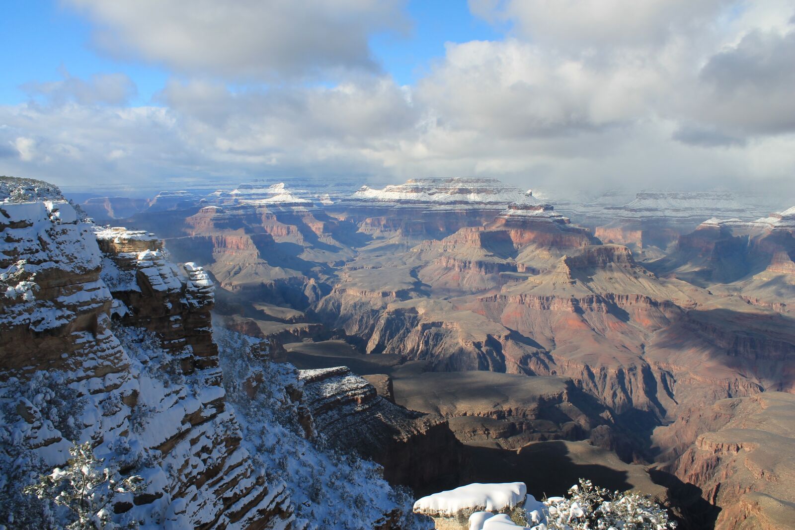 Canon EOS 1100D (EOS Rebel T3 / EOS Kiss X50) sample photo. Grand canyon, winter, canyon photography